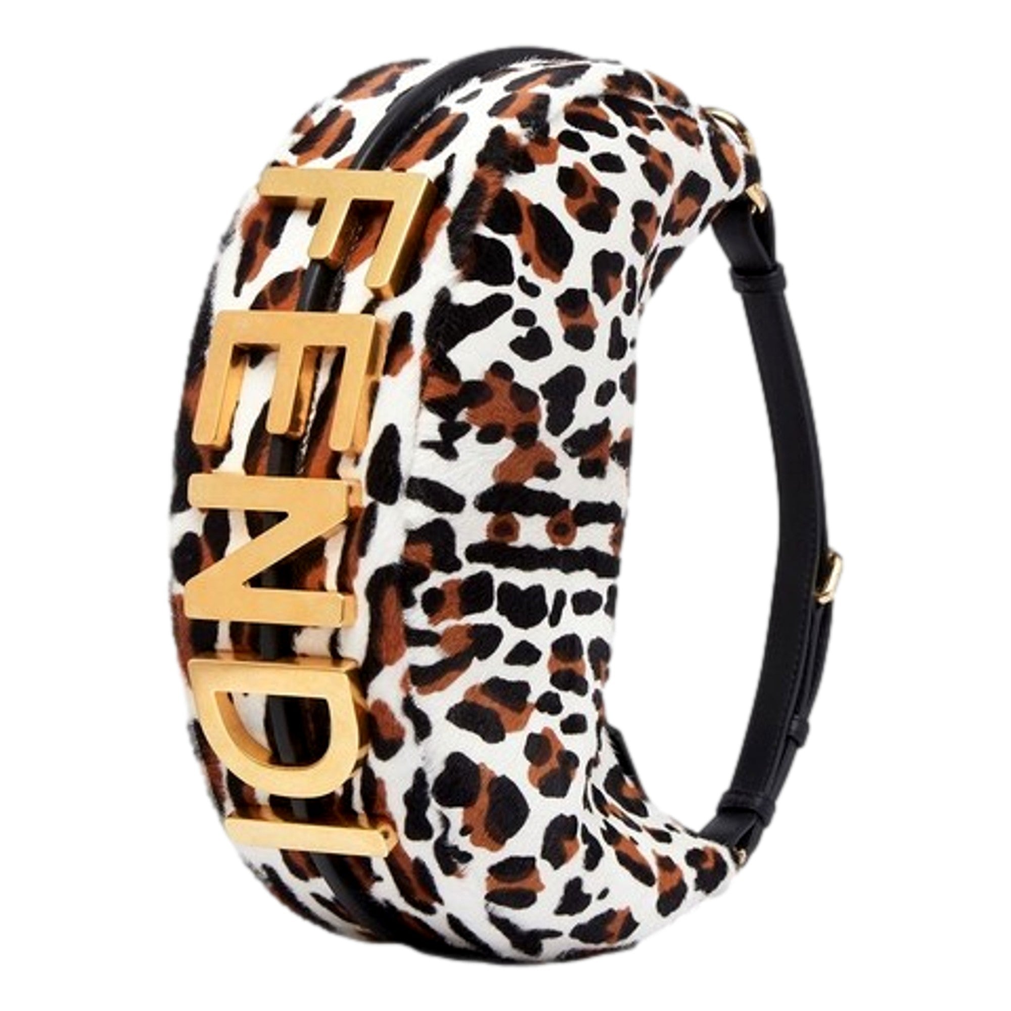 Fendi Bag: Luxurious Lamb Fur Animal Print Shoulder Bag - Buy Now!