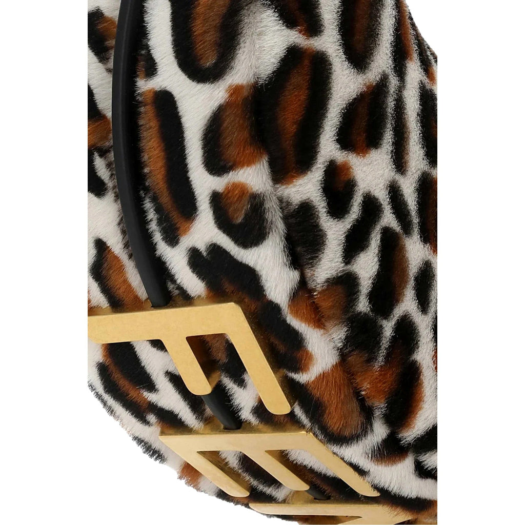 Fendi Bag: Luxurious Lamb Fur Animal Print Shoulder Bag - Buy Now!