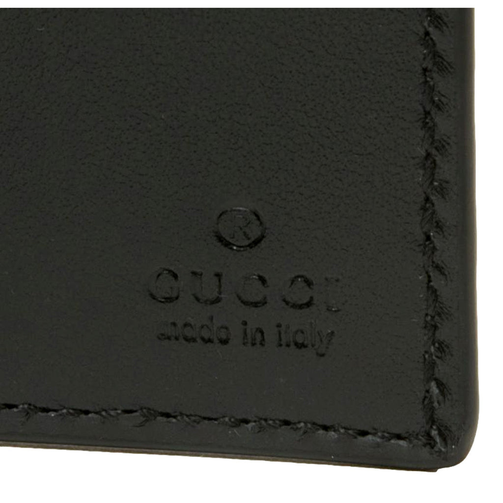 Gucci GG Tennis Embossed Bi-Fold Wallet - Luxury Calfskin Elegance