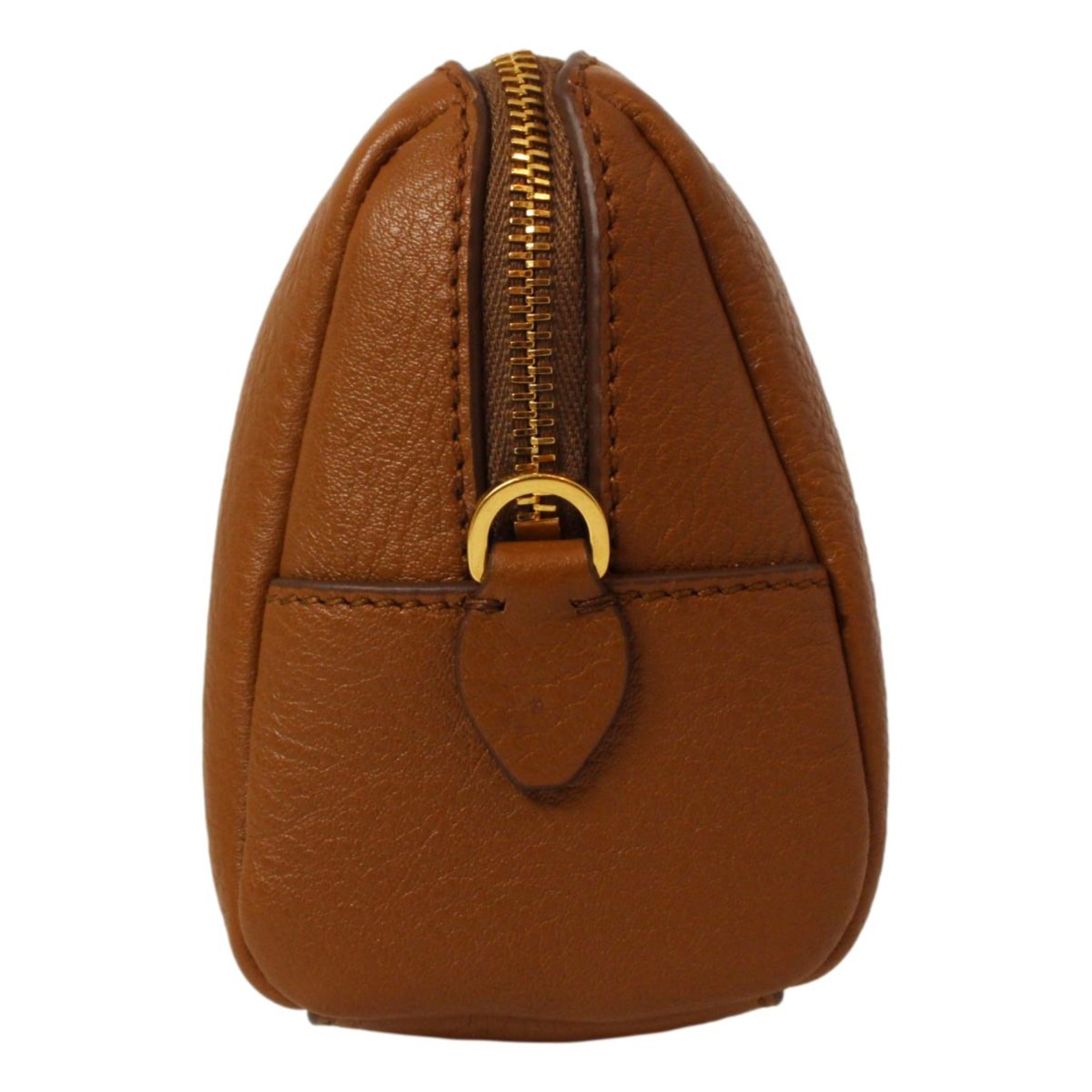 Prada Vitello Daino Cosmetic Bag Clutch Bag - Elegant Leather Style