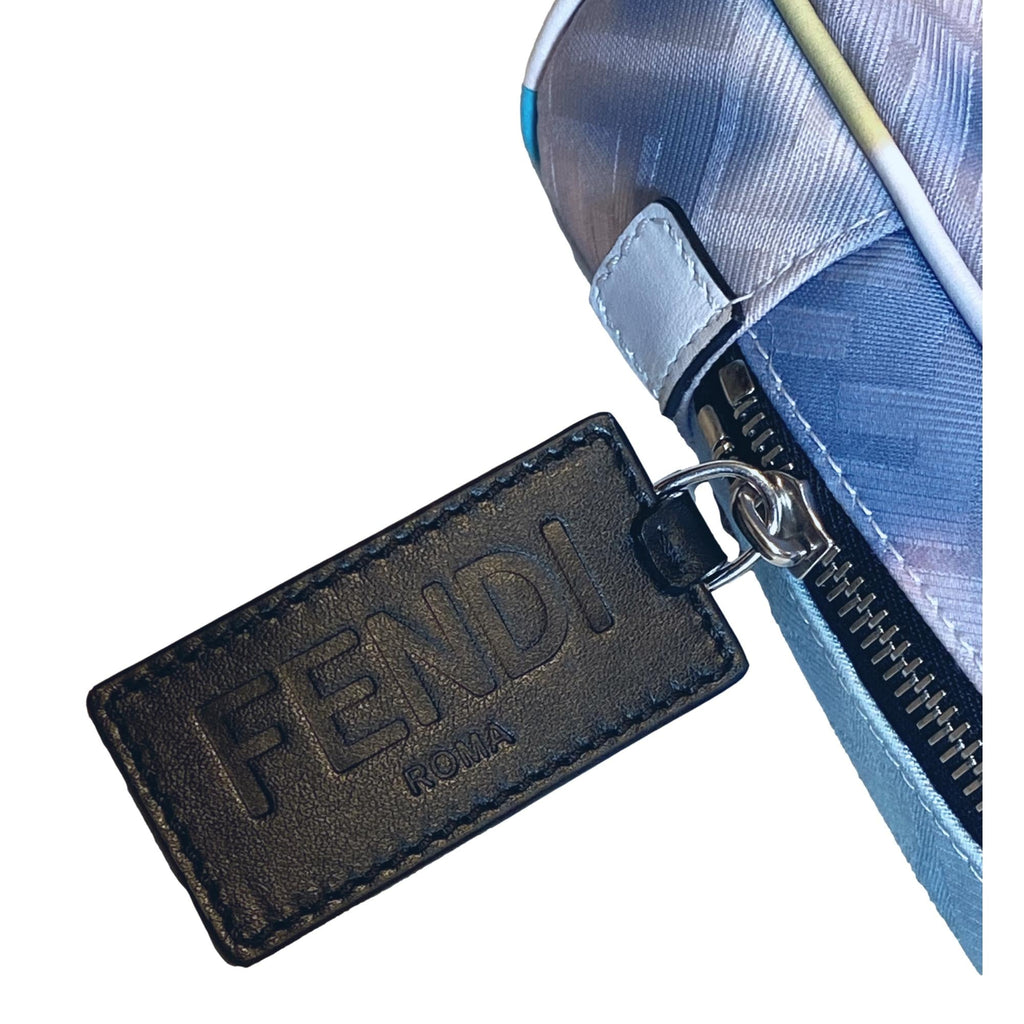 Fendi Travel Beauty Case: Stylish Multicolor FF Canvas Organizer