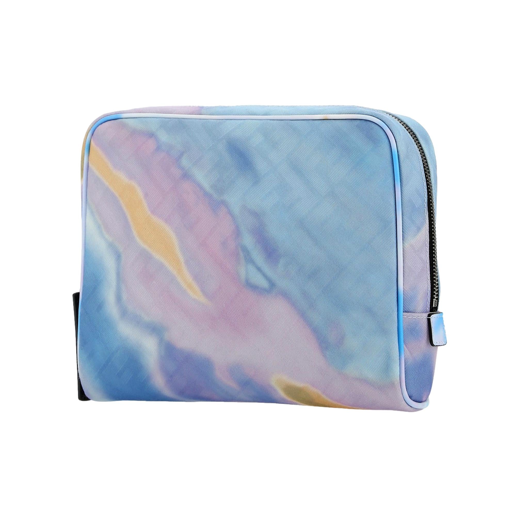 Fendi Travel Beauty Case: Stylish Multicolor FF Canvas Organizer
