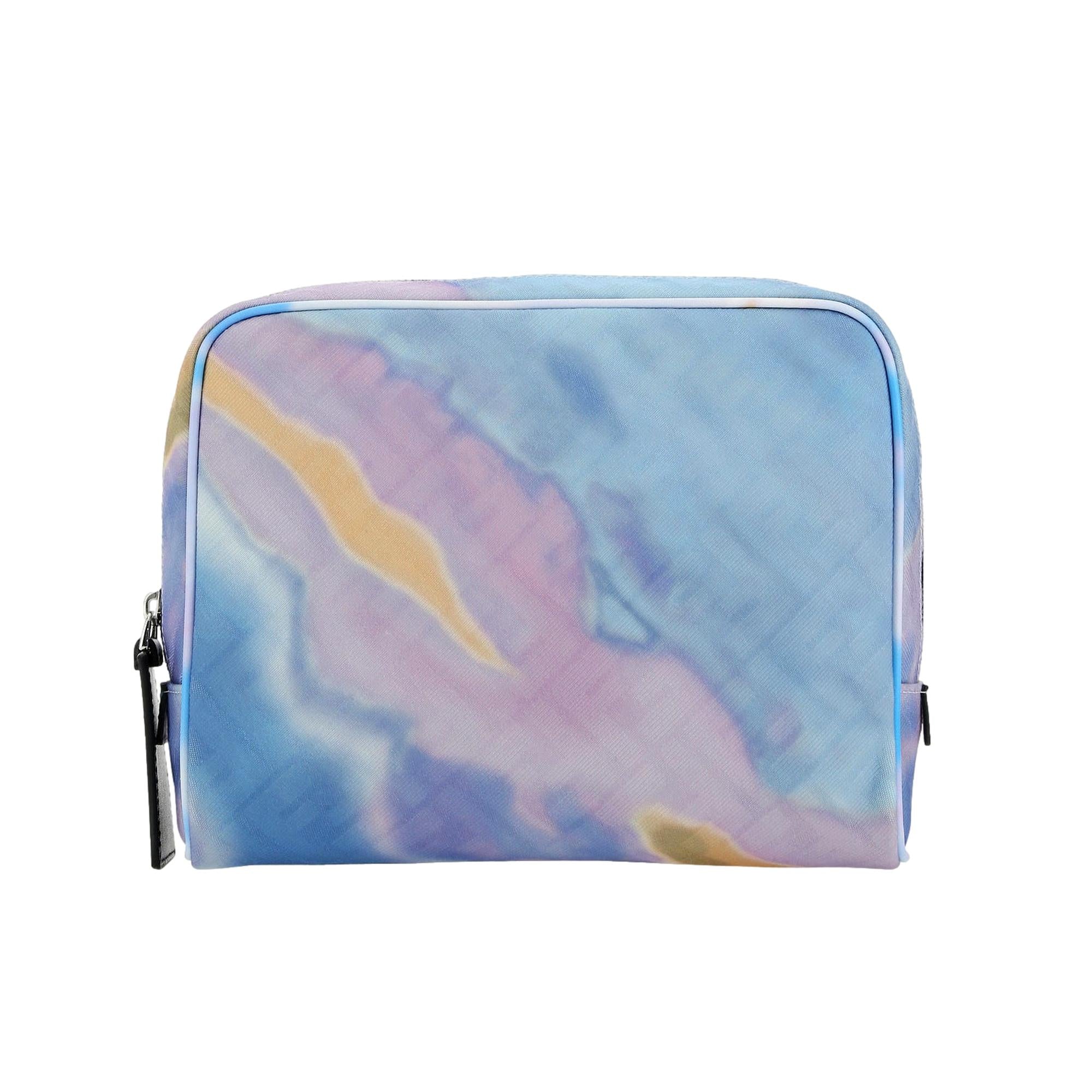 Fendi Travel Beauty Case: Stylish Multicolor FF Canvas Organizer