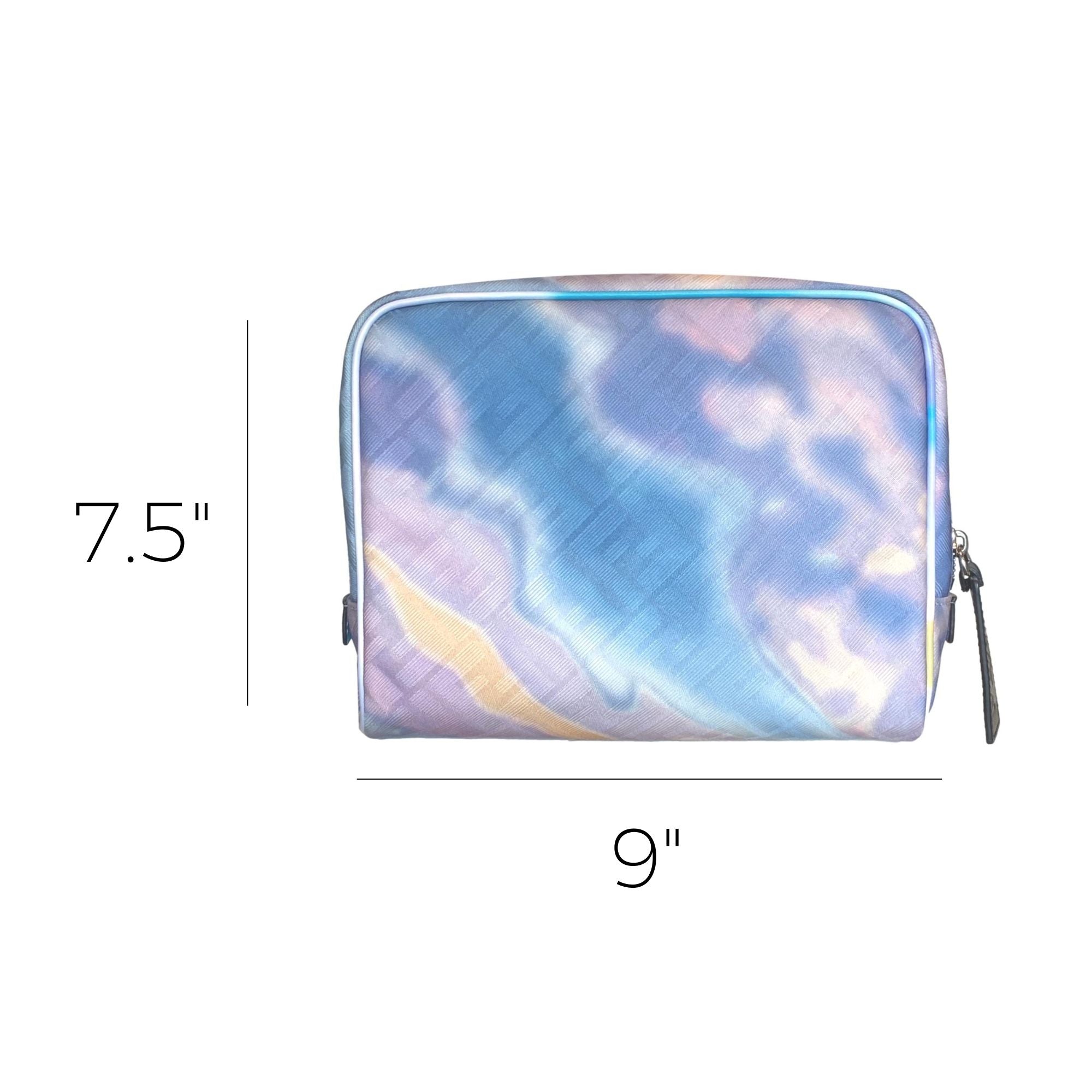 Fendi Travel Beauty Case: Stylish Multicolor FF Canvas Organizer
