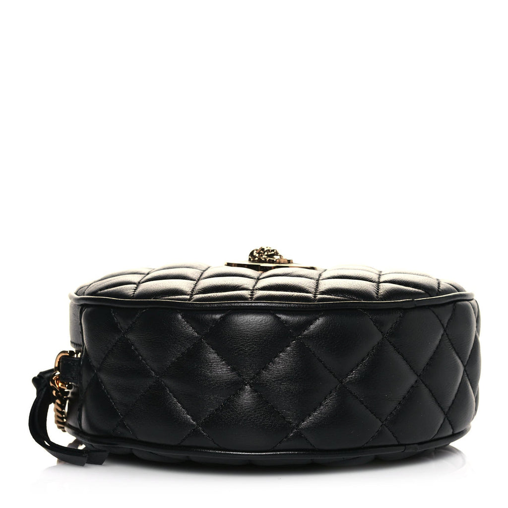 Versace La Medusa Quilted Leather Shoulder Bag - Luxury & Elegance
