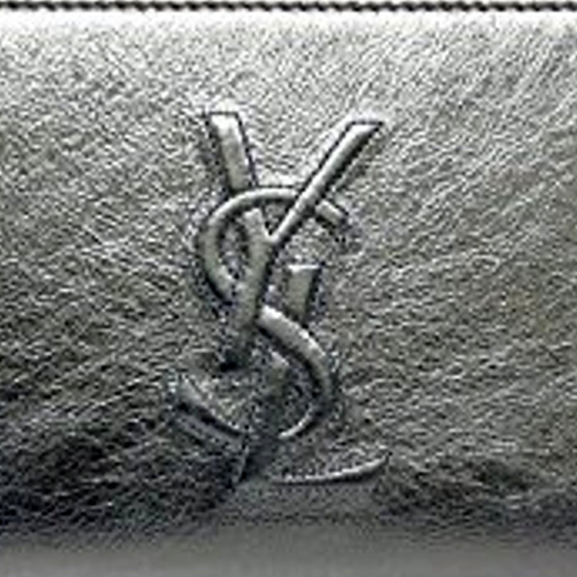 YSL Belle du Jour Wallet: Elegant Silver Leather & Perfect