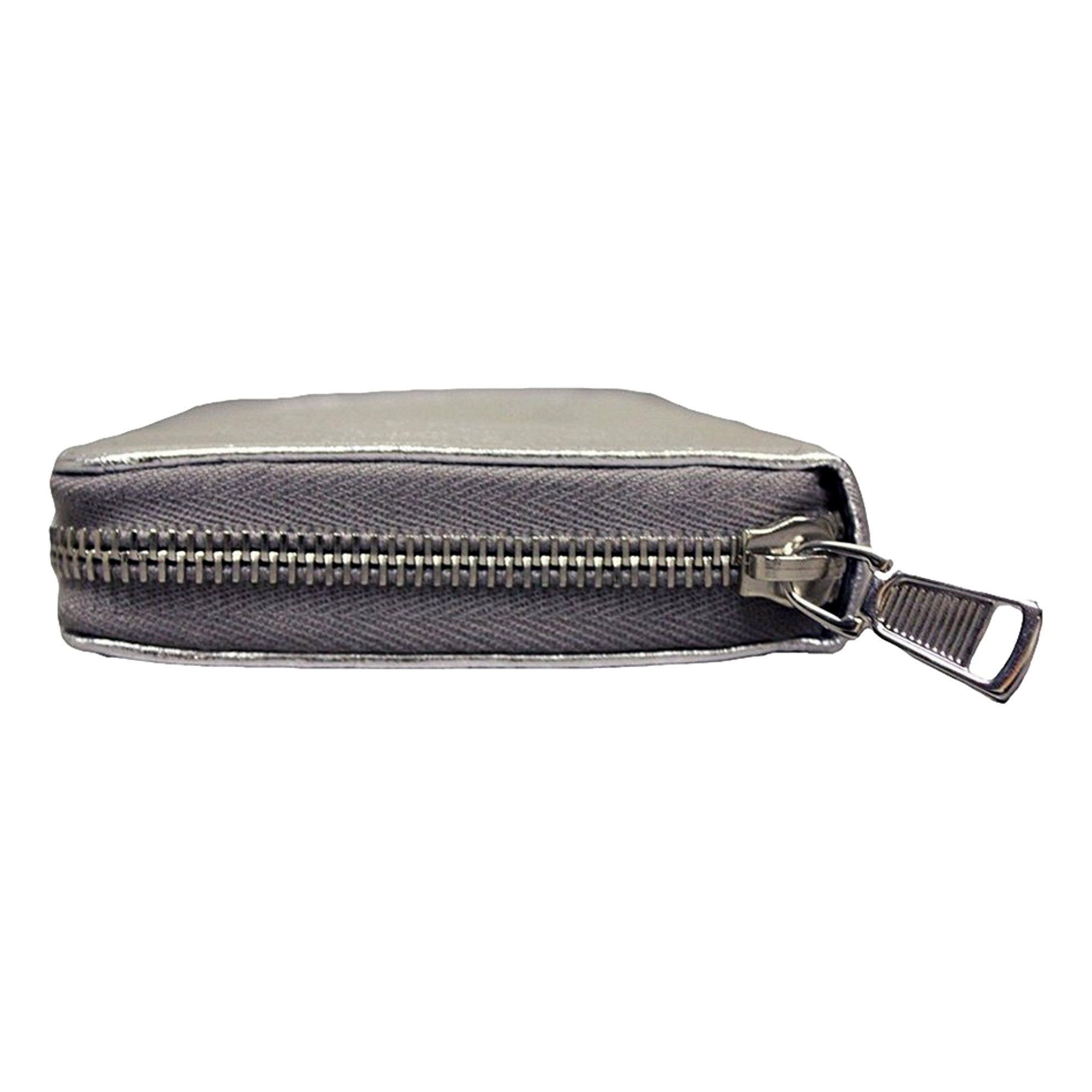 YSL Belle du Jour Wallet: Elegant Silver Leather & Perfect