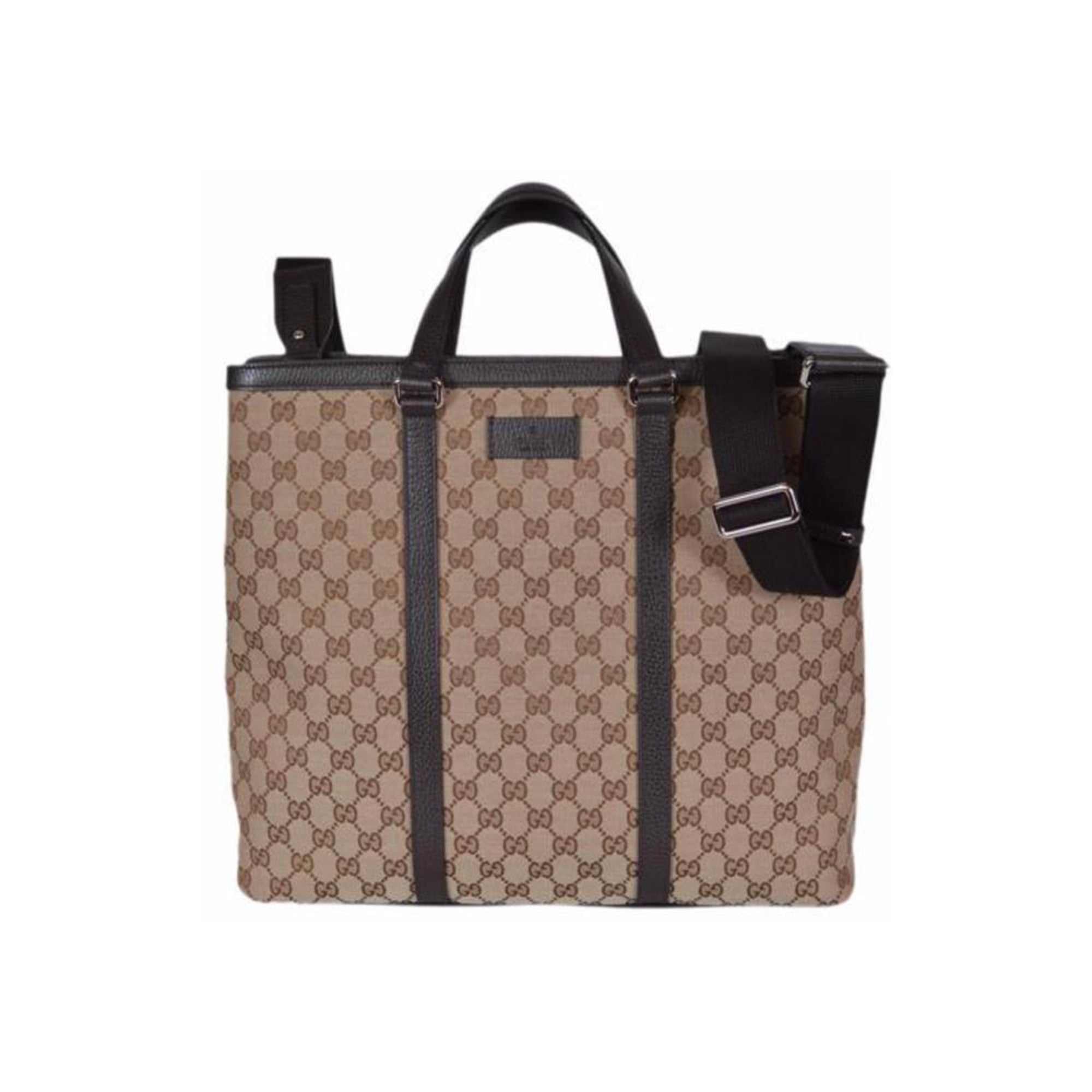 Gucci Unisex Brown GG Tote Handbag - Iconic Style & Functionality