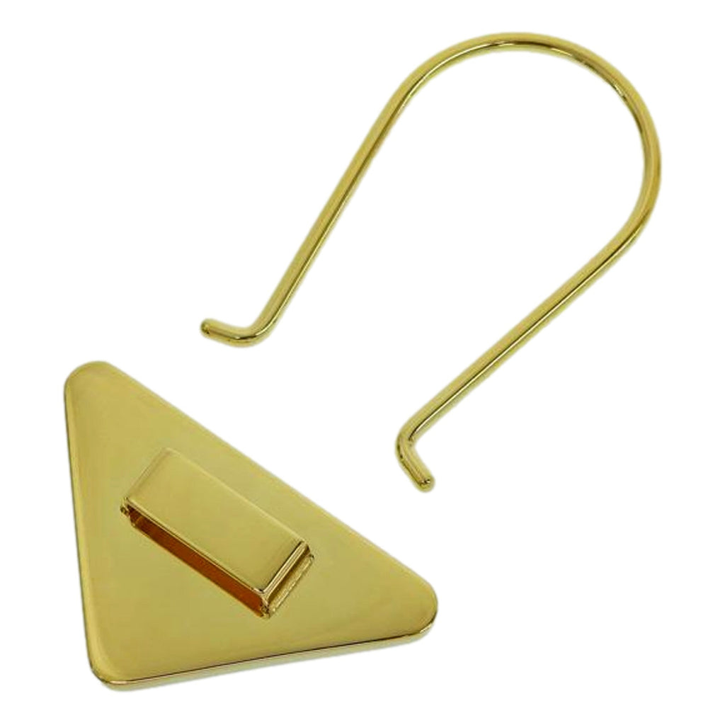 Prada Enameled Purse Charm & Keyring - Luxurious Black & Gold Charm