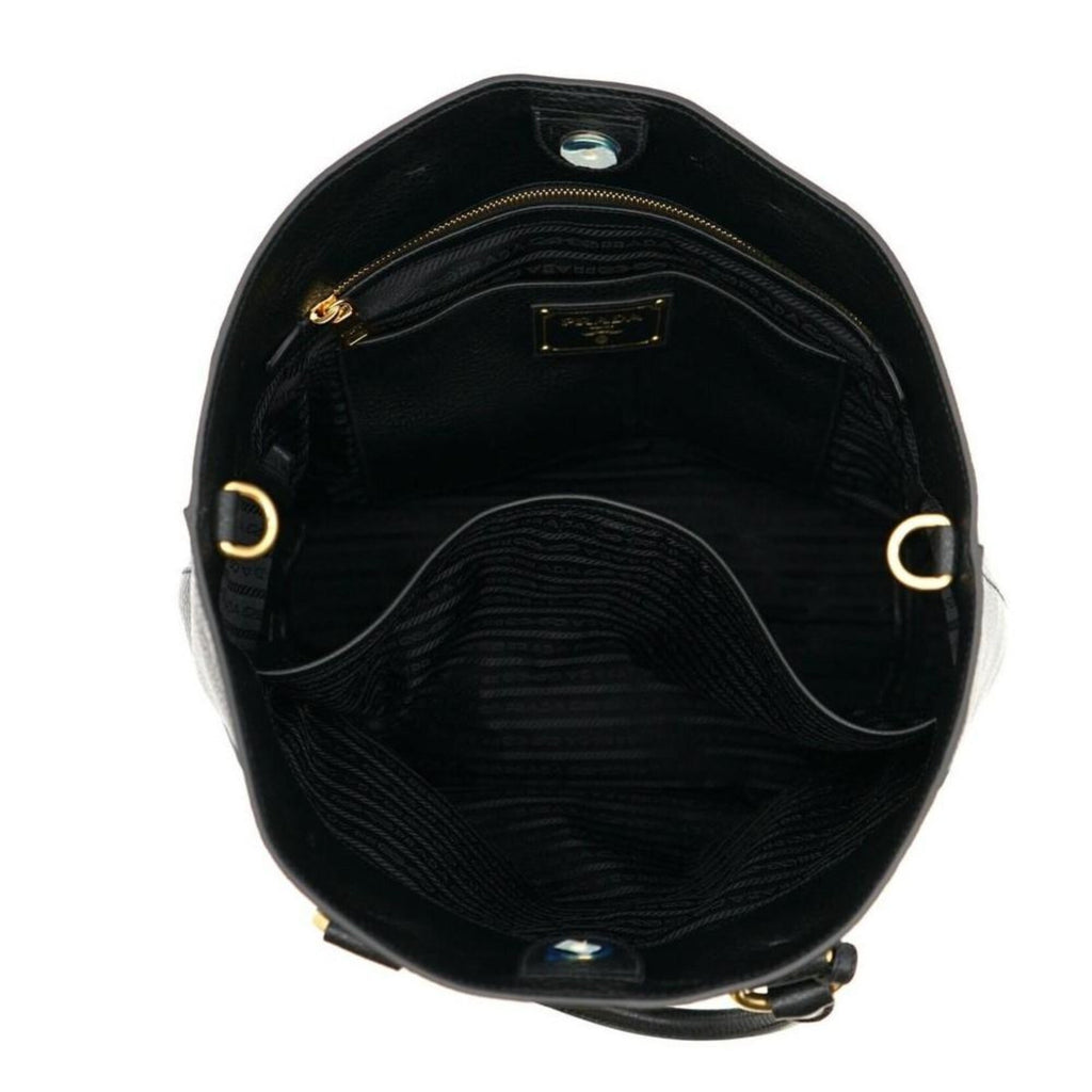 Prada Black Vitello Phenix Tote: Luxury, Style & Practicality