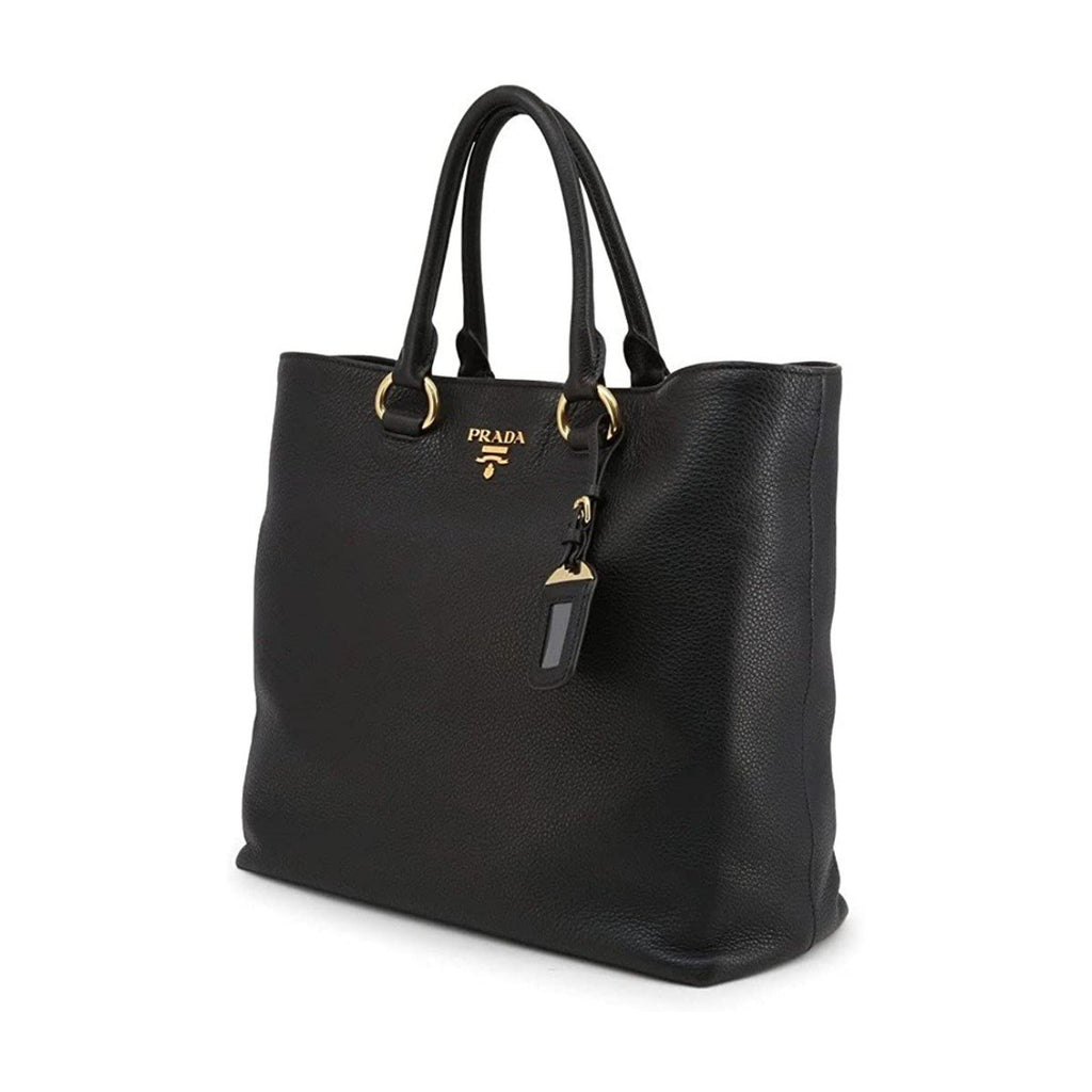 Prada Black Vitello Phenix Tote: Luxury, Style & Practicality