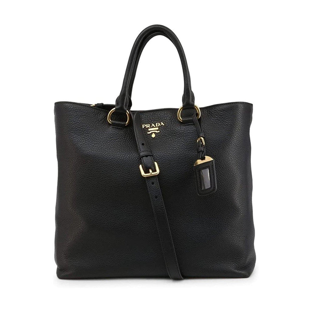 Prada Black Vitello Phenix Tote: Luxury, Style & Practicality