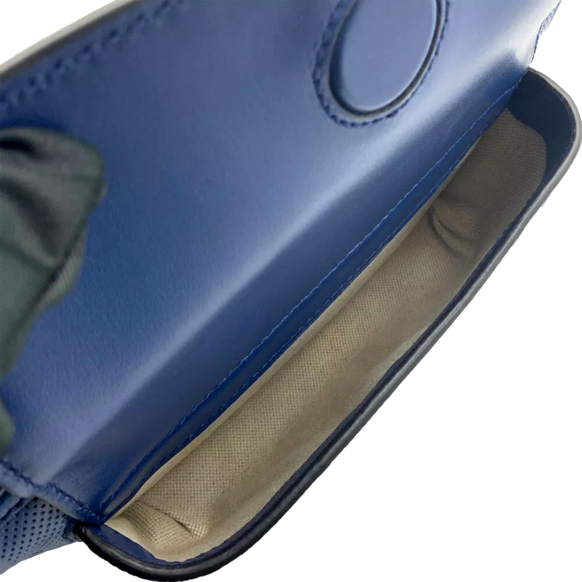 Gucci Calfskin GG Tennis Blue Belt Bag - Luxury & Functionality