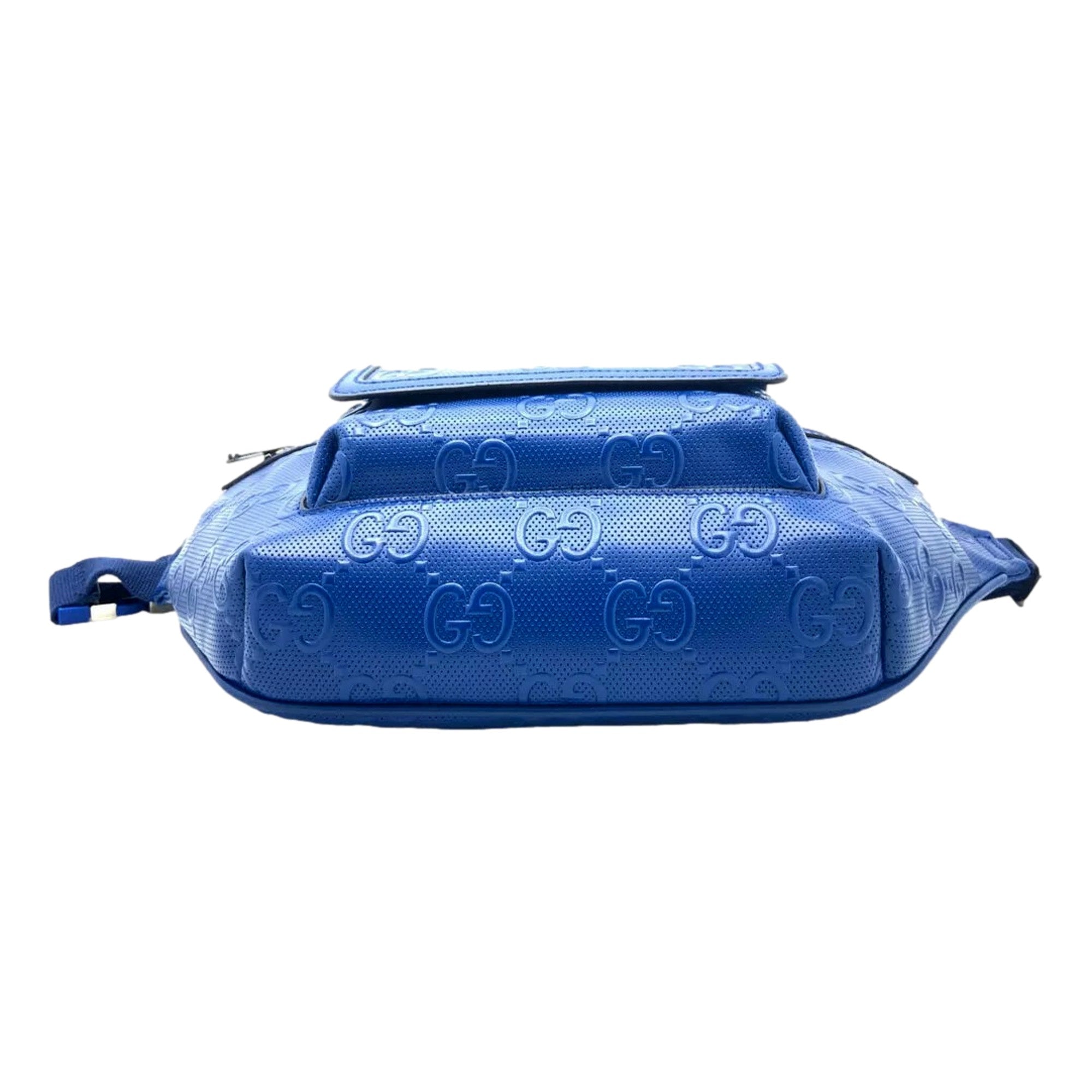 Gucci Calfskin GG Tennis Blue Belt Bag - Luxury & Functionality