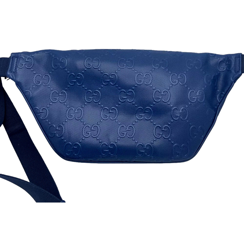 Gucci Calfskin GG Tennis Blue Belt Bag - Luxury & Functionality