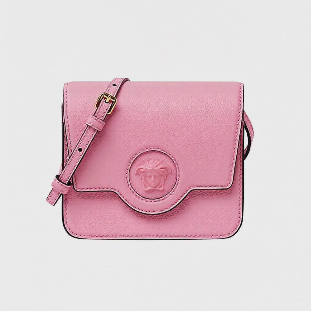 Versace La Medusa Pink crossbody bag