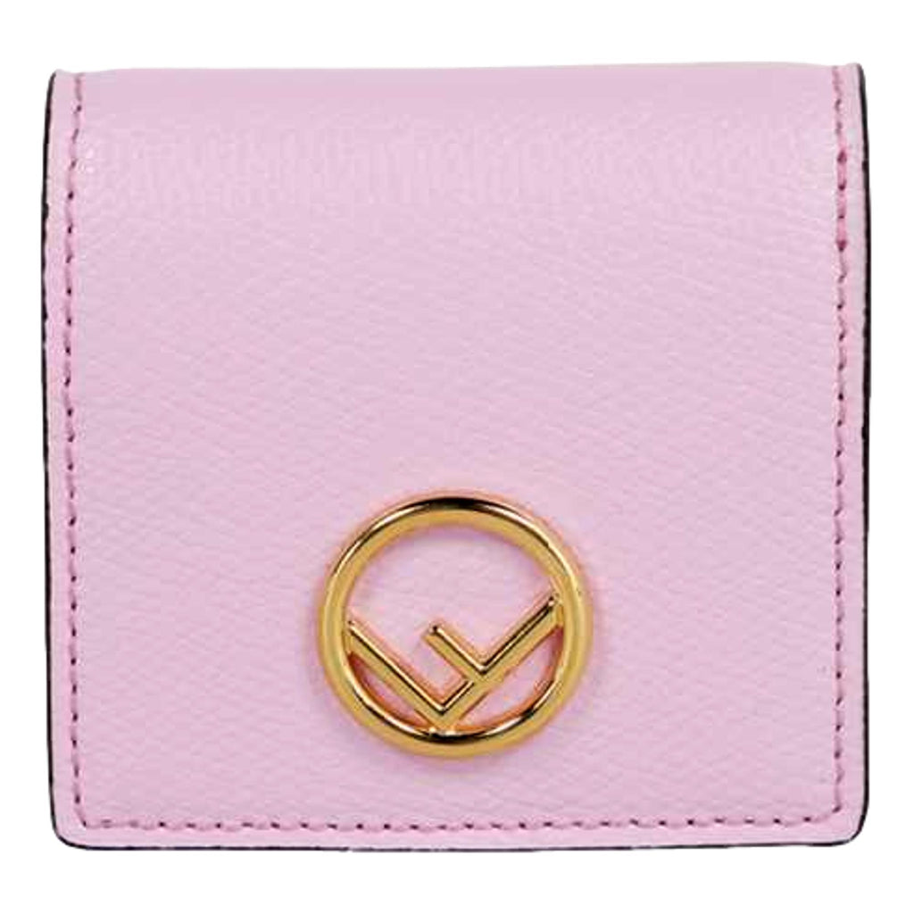 Fendi Pink Leather Coin Case - Luxurious & Compact Bifold Wallet