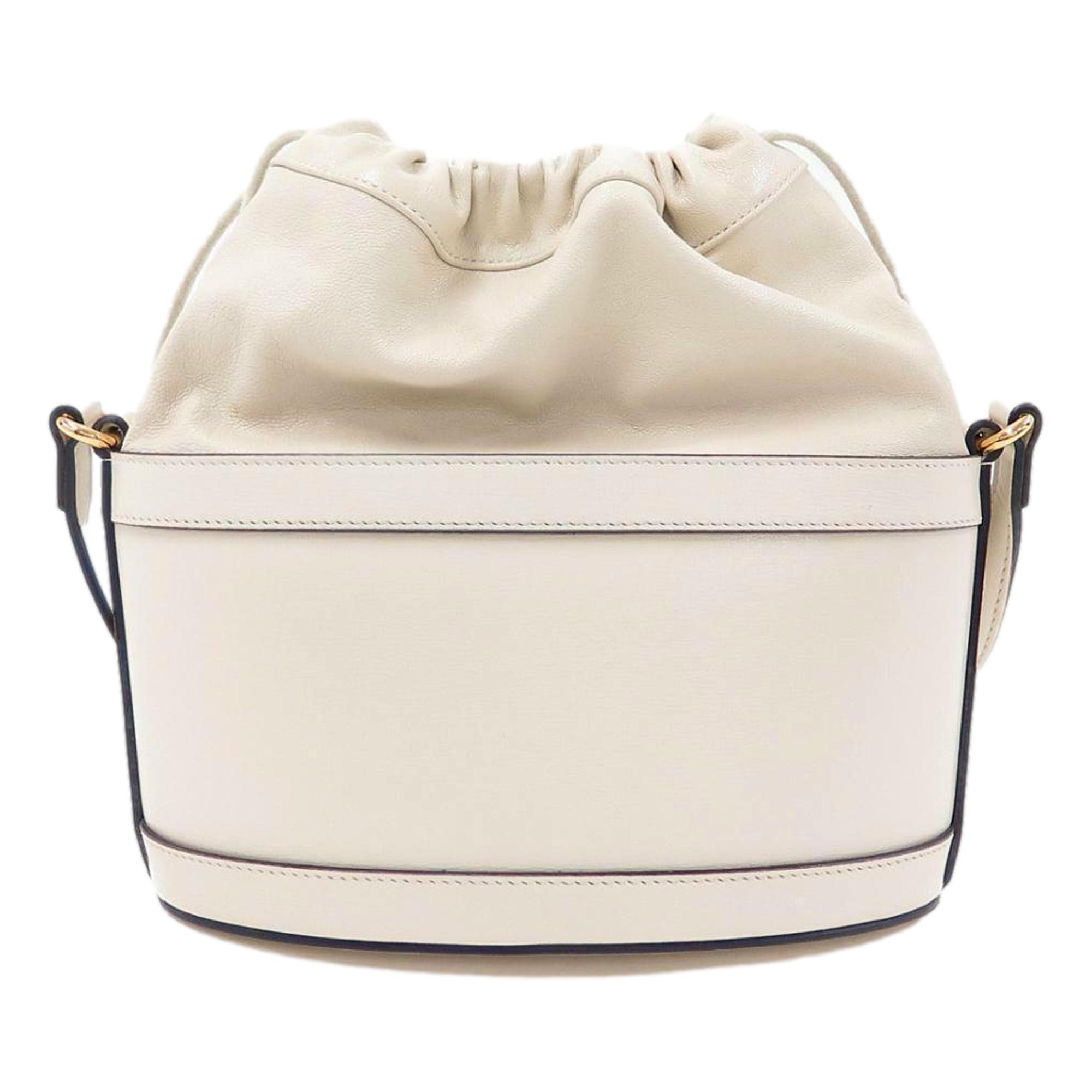 Gucci 1955 Horsebit Bucket Bag - Iconic Style in White Leather