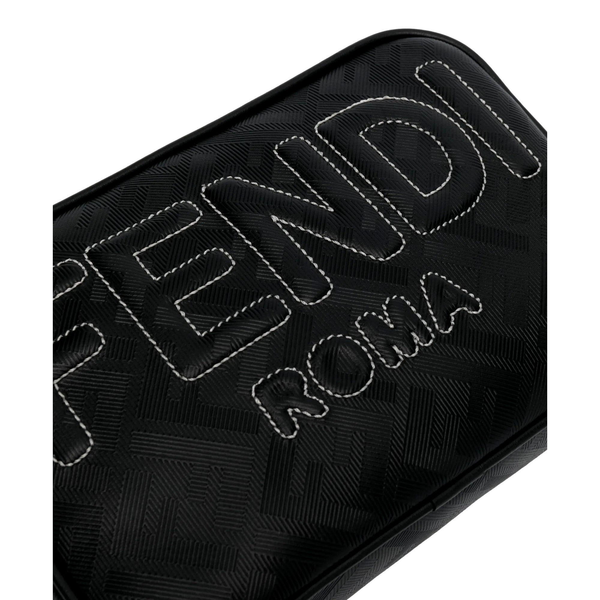Fendi Roma Black Shadow Camera Bag - Luxury Leather Crossbody