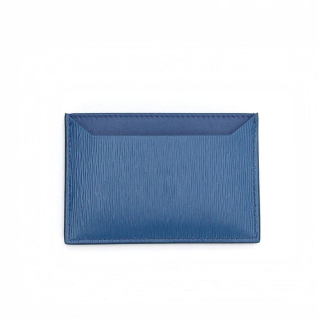 Prada Vitello Move Cobalt Blue Leather Card Case – Sleek & Stylish