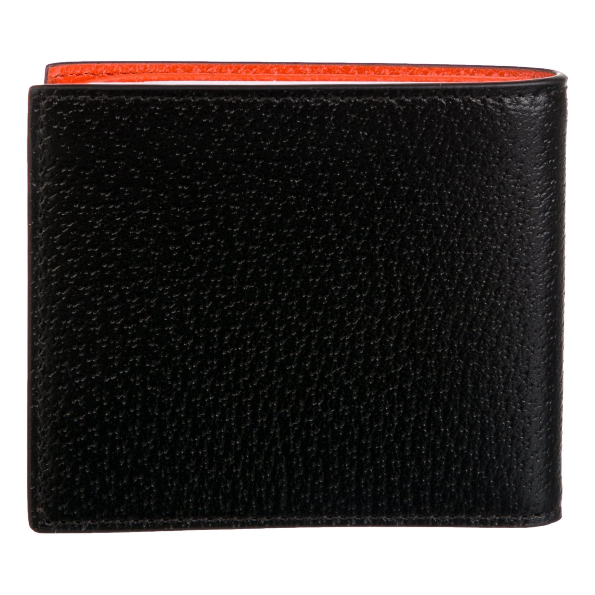 Gucci Bifold Wallet - Black & Orange Leather - Stylish & Functional
