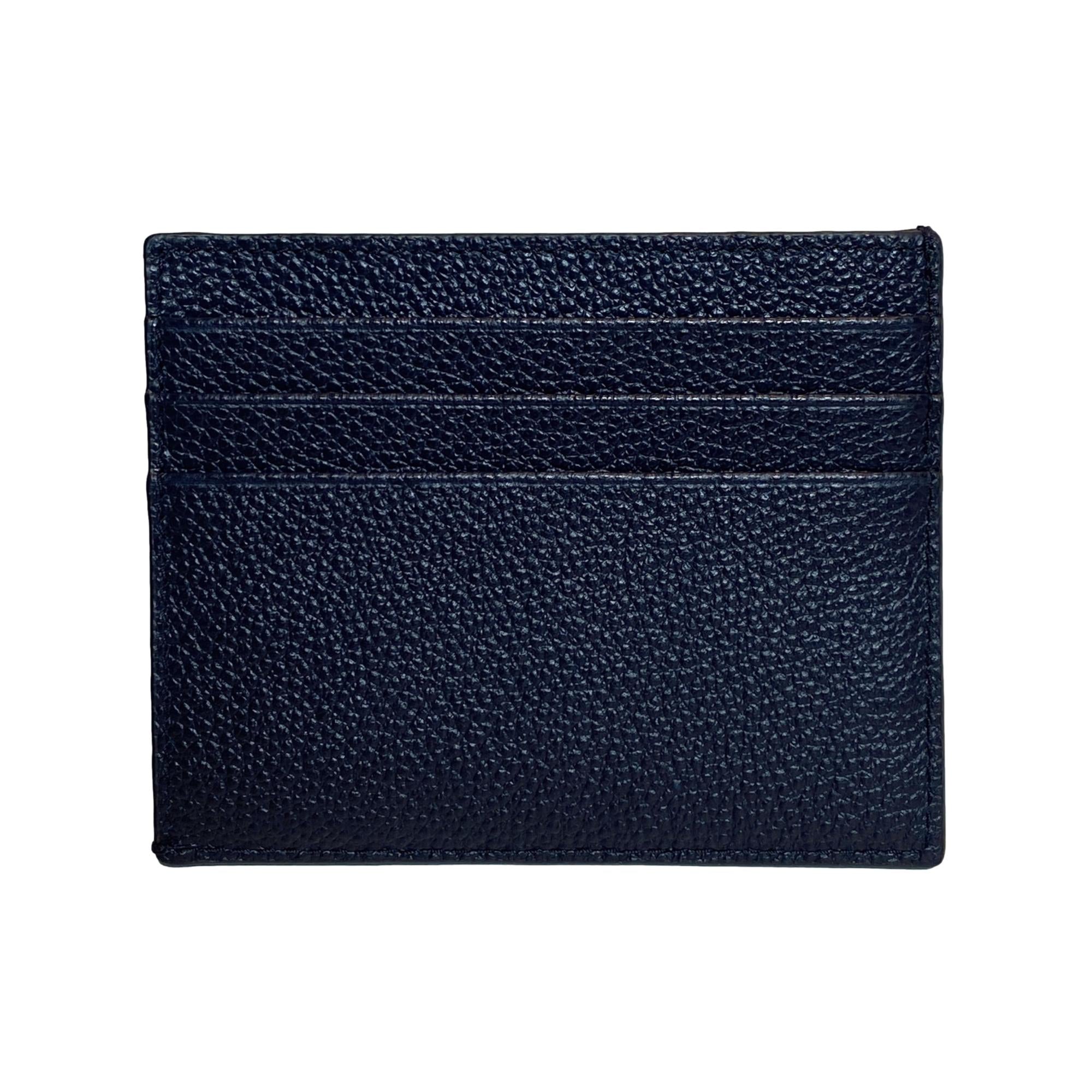 Prada Blue Leather Card Holder - Luxury & Practical Elegance