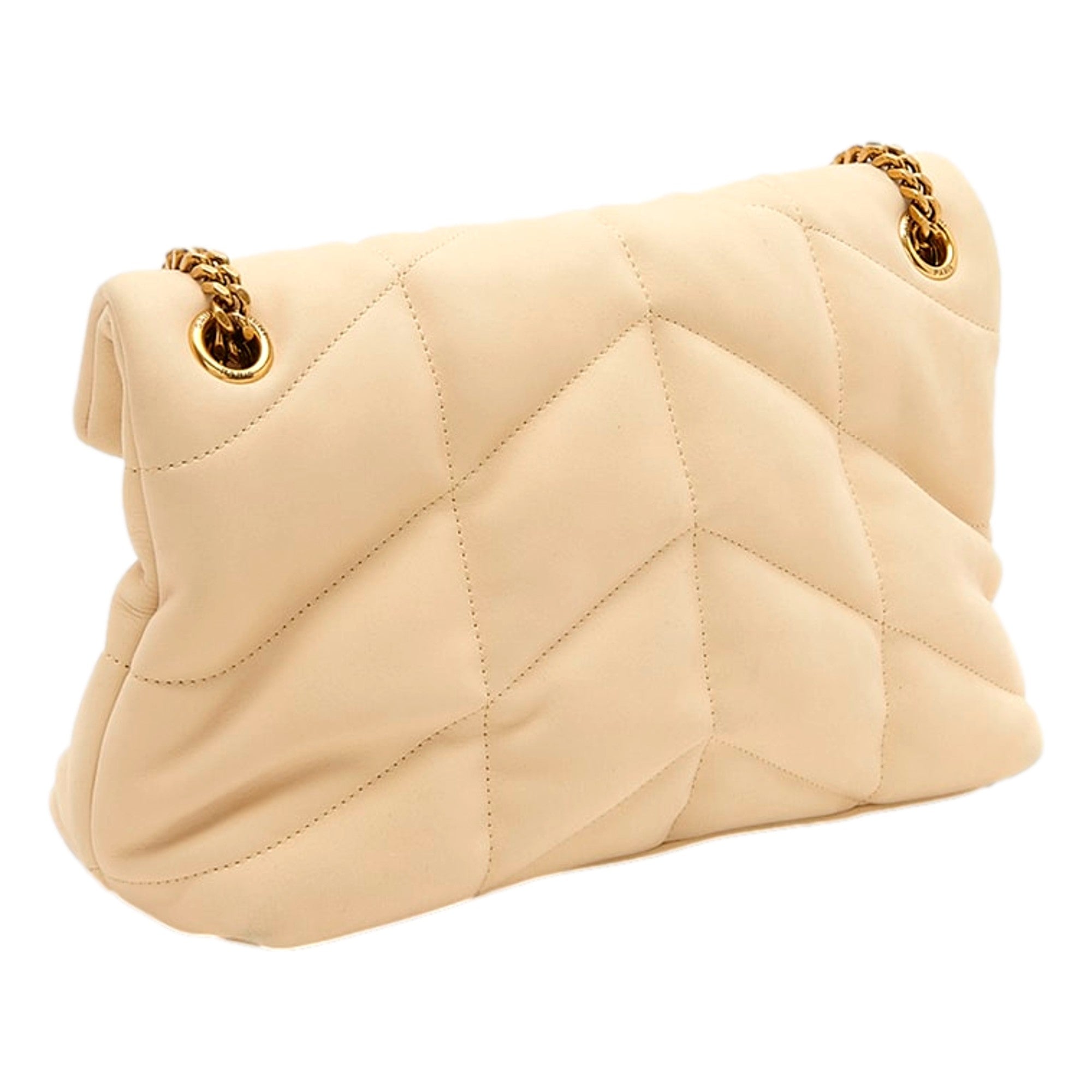 Saint Laurent Lou Puffer Handbag - Medium Shoulder Bag in Quilted