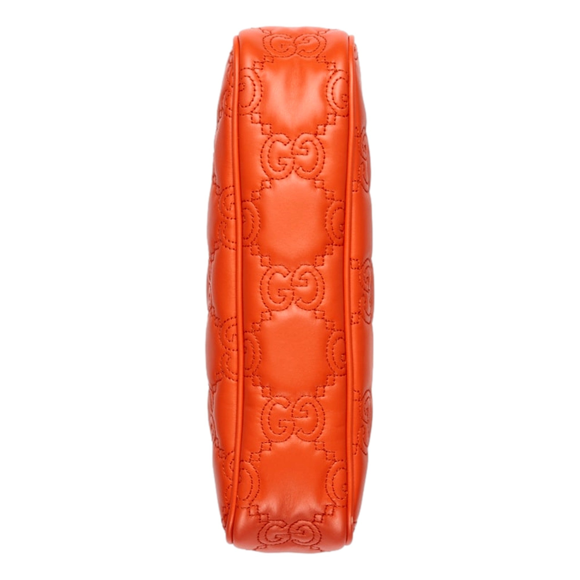 Vibrant Gucci GG Quilted Mini Shoulder Bag - Orange & Chic