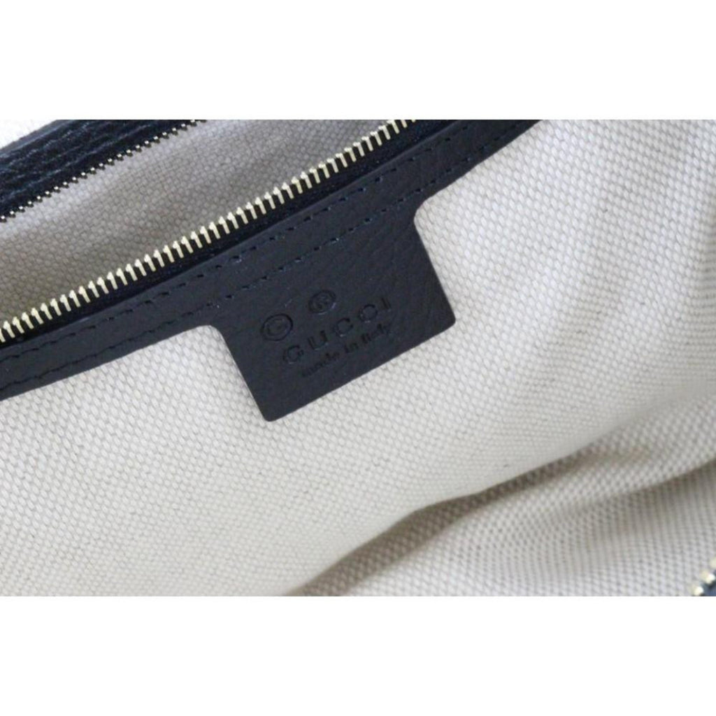 Gucci Soho Black Leather Tote - Iconic Style with Versatile Design