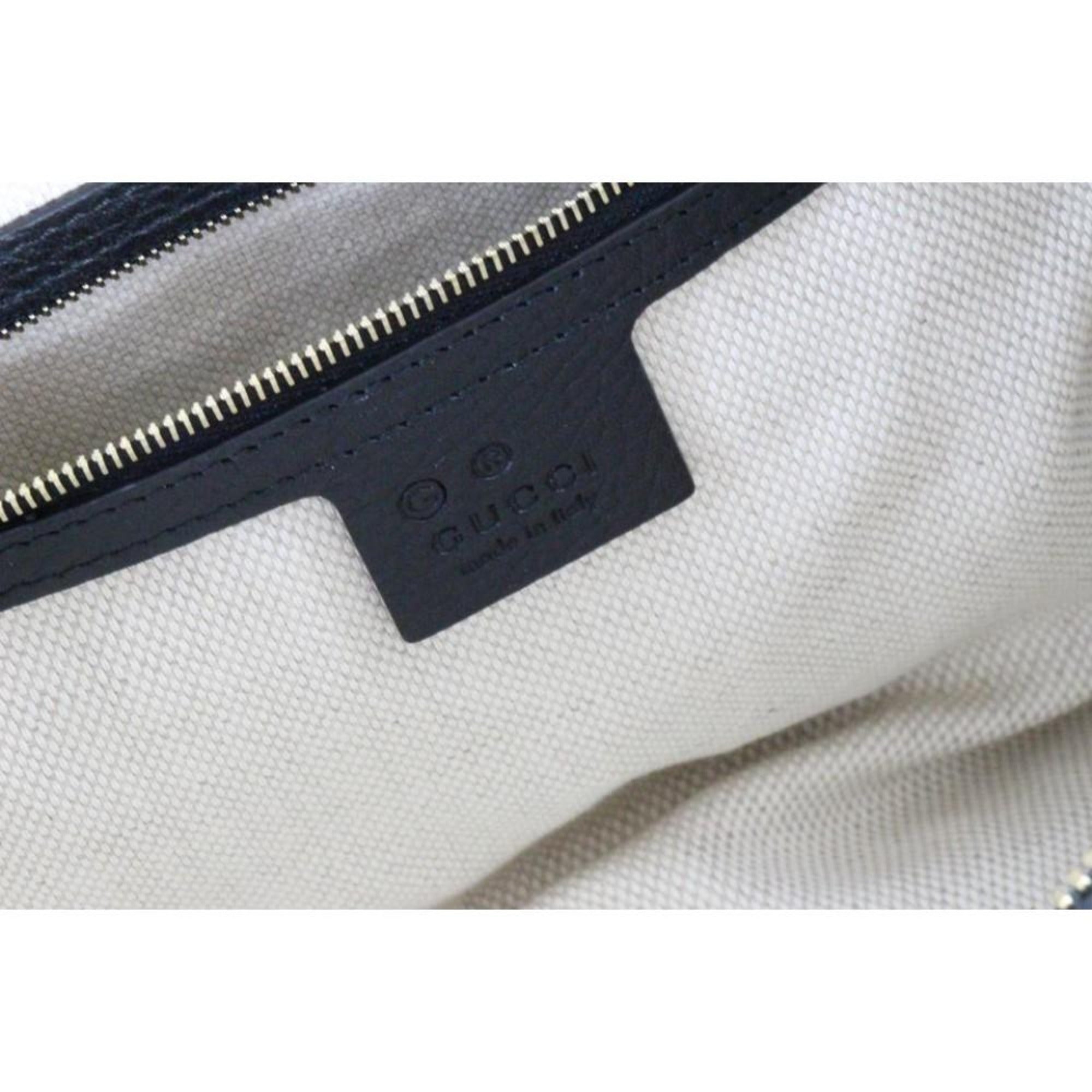 Gucci Soho Black Leather Tote - Iconic Style with Versatile Design