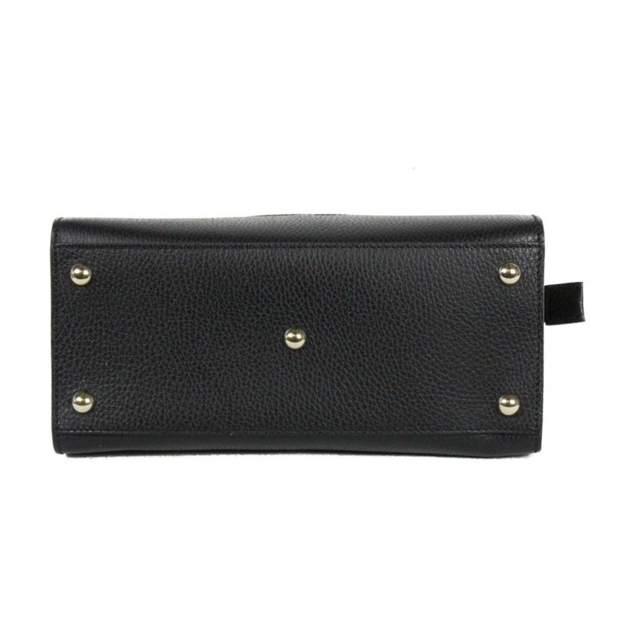 Gucci Soho Black Leather Tote - Iconic Style with Versatile Design