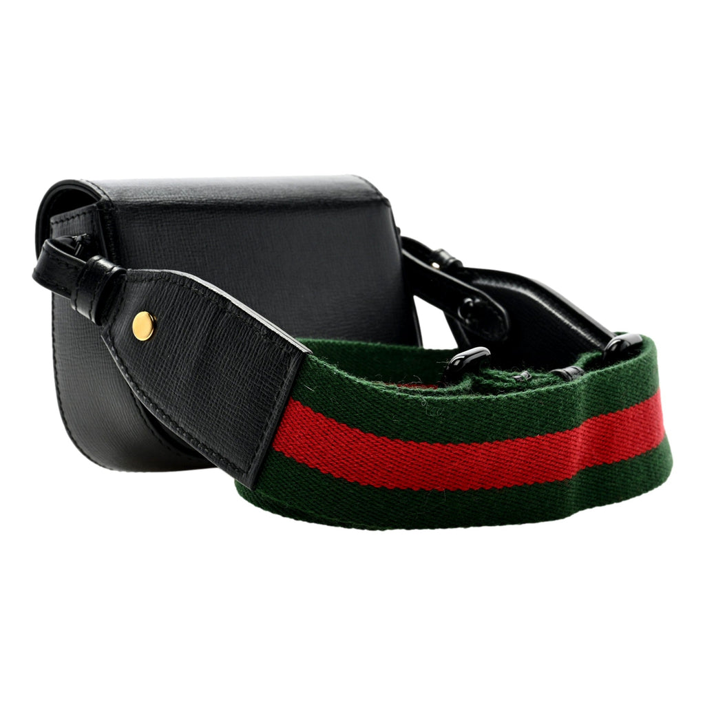 Gucci Azalea Mini Handbag - Timeless Black Luxury with Horsebit Charm