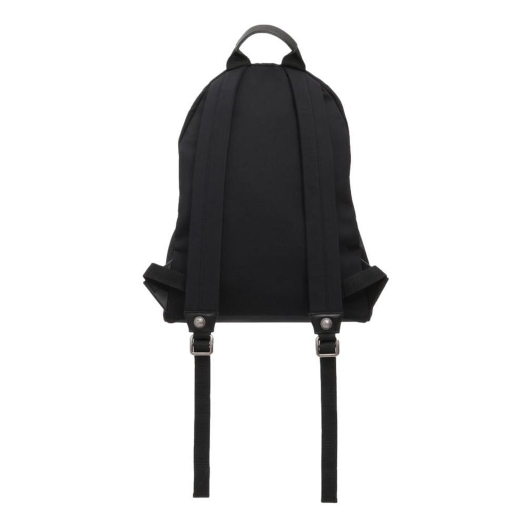 Balmain B-Back Logo Backpack - Sleek Black Nylon & White Accents