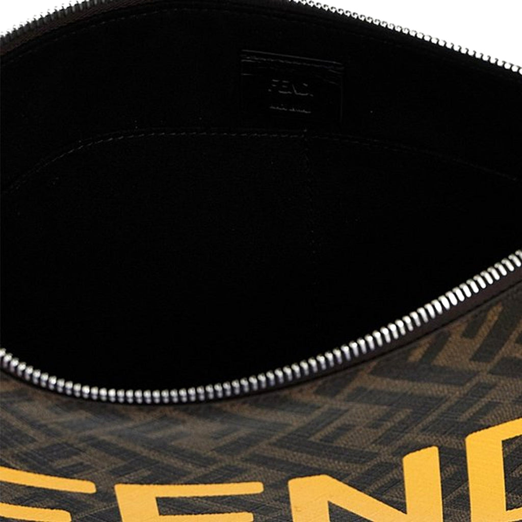 Fendi Zucca Print Wristlet: Stylish, Spacious & Iconic Accessory