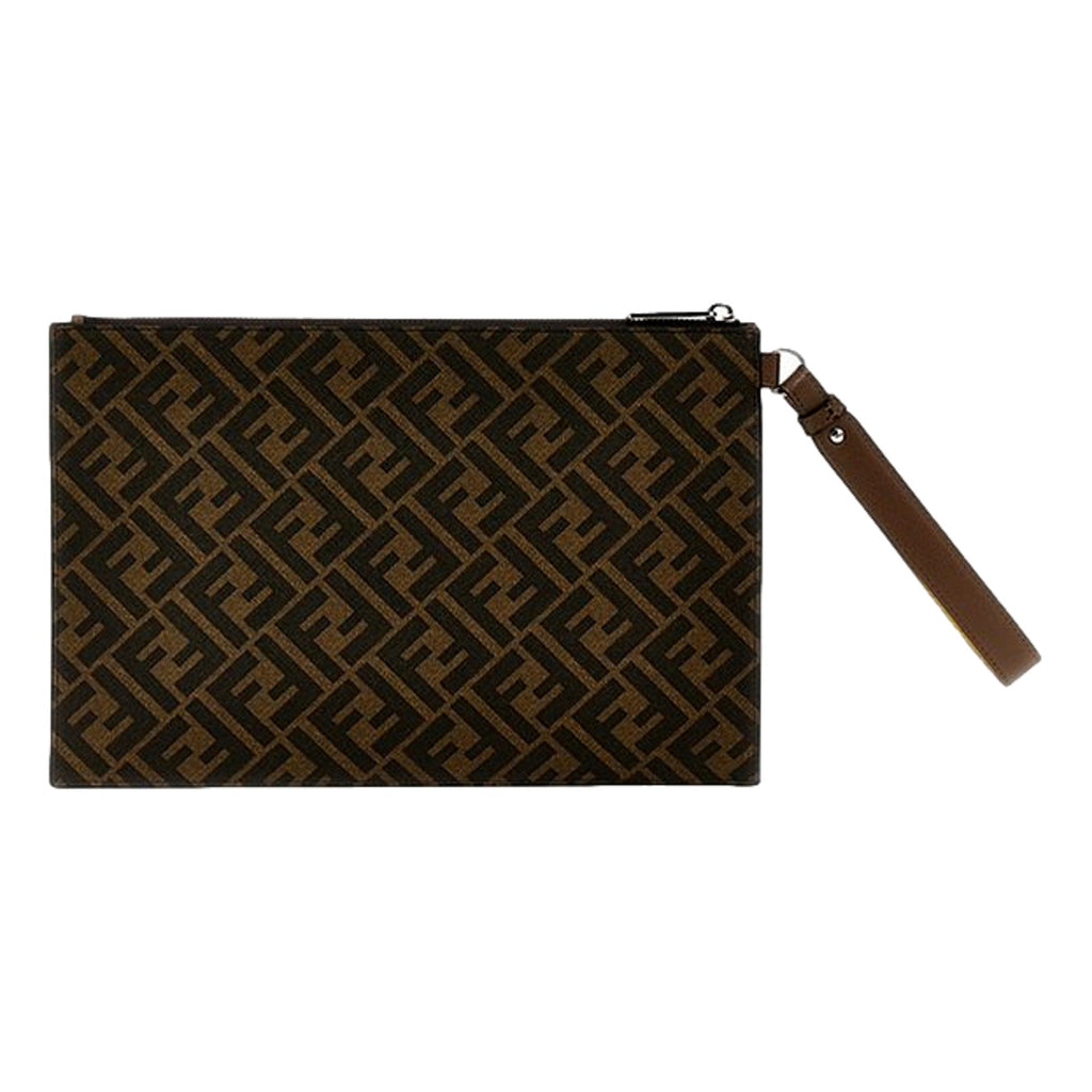 Fendi Zucca Print Wristlet: Stylish, Spacious & Iconic Accessory