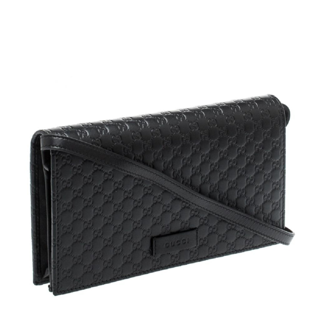 Gucci Microguccissima GG Wallet: Versatile Luxury in Black Leather