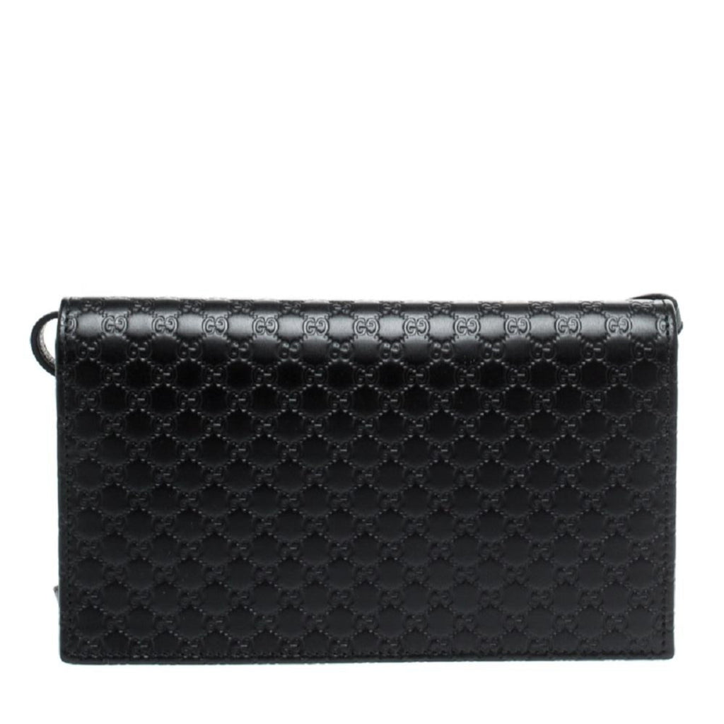 Gucci Microguccissima GG Wallet: Versatile Luxury in Black Leather
