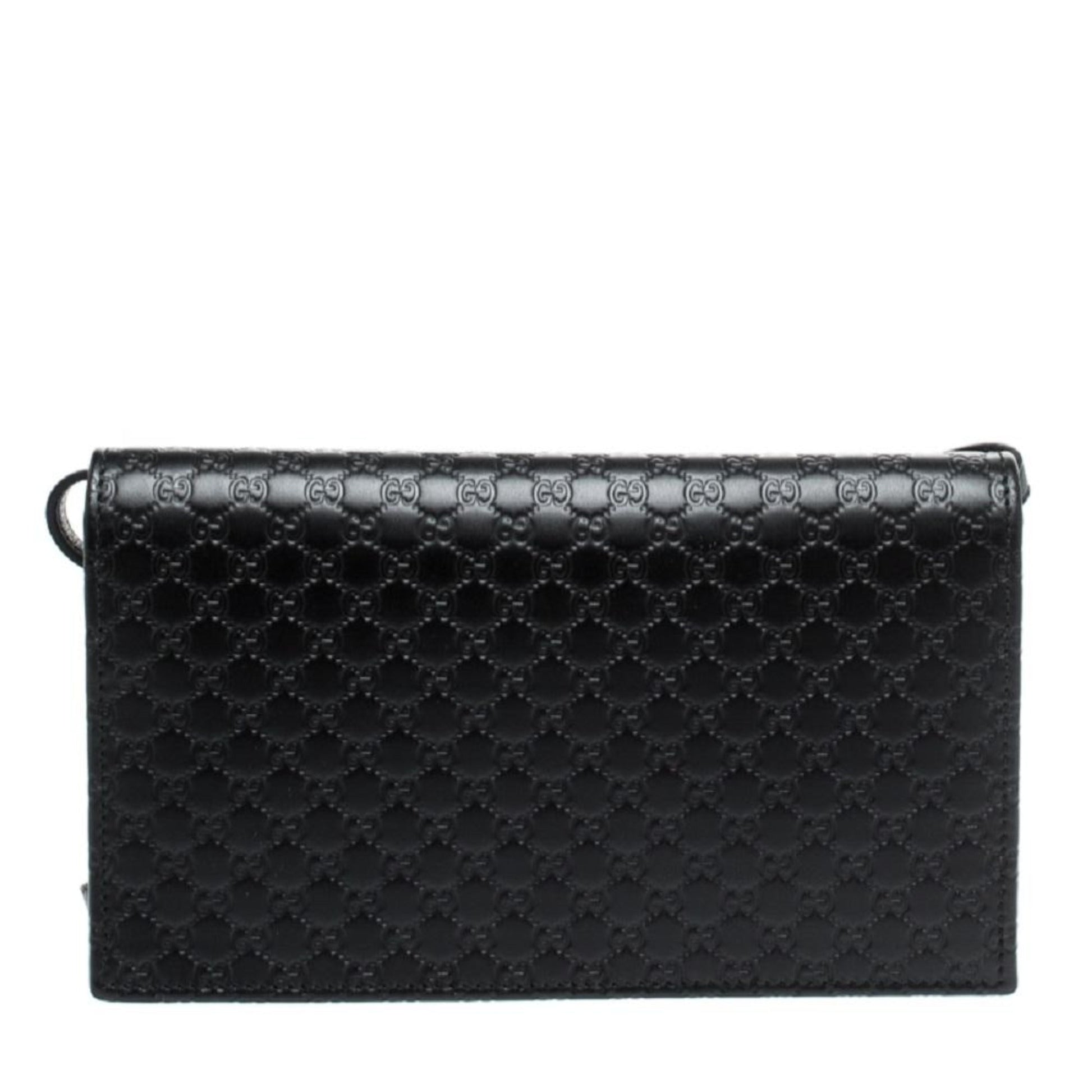 Gucci Microguccissima GG Wallet: Versatile Luxury in Black Leather
