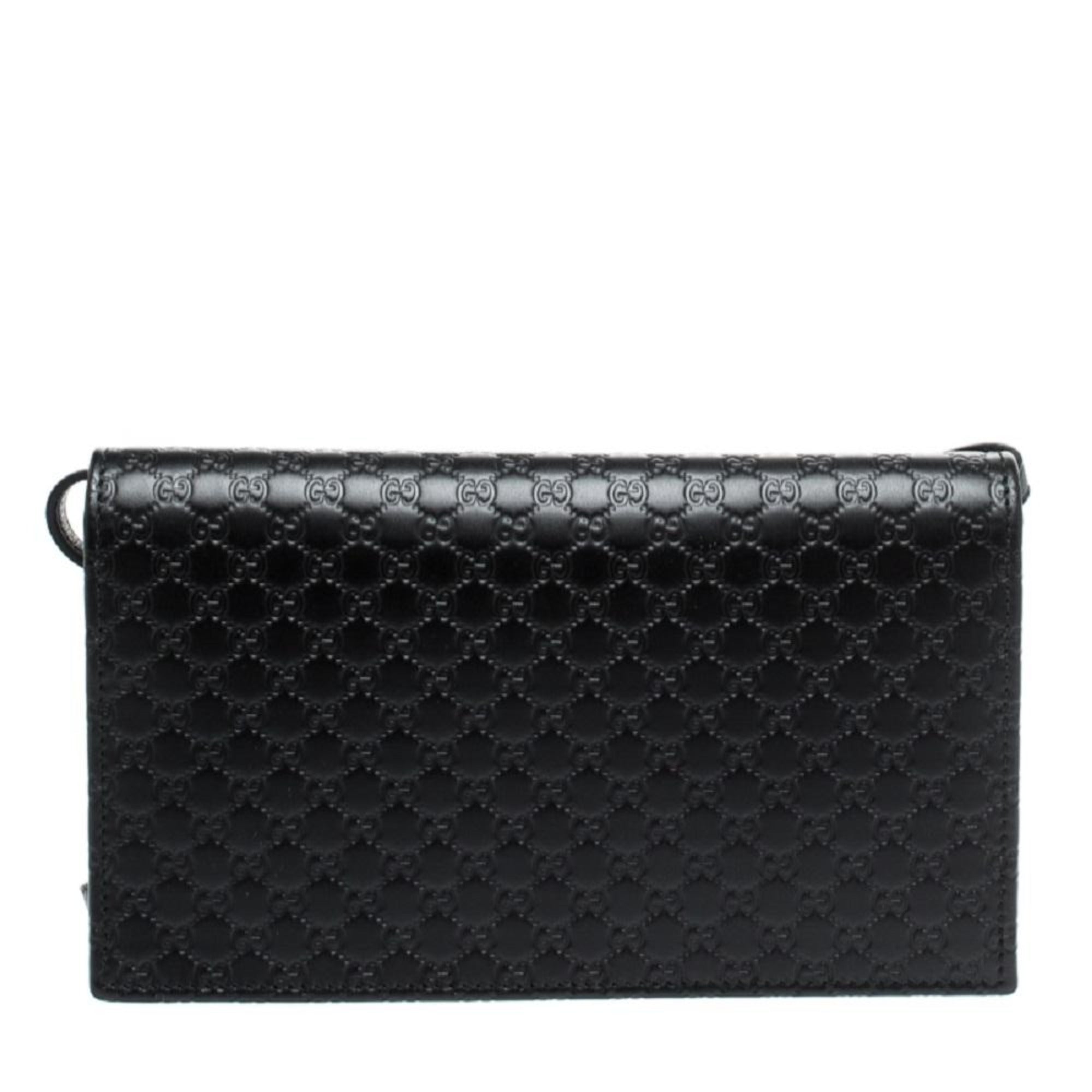 Gucci Microguccissima GG Wallet: Versatile Luxury in Black Leather