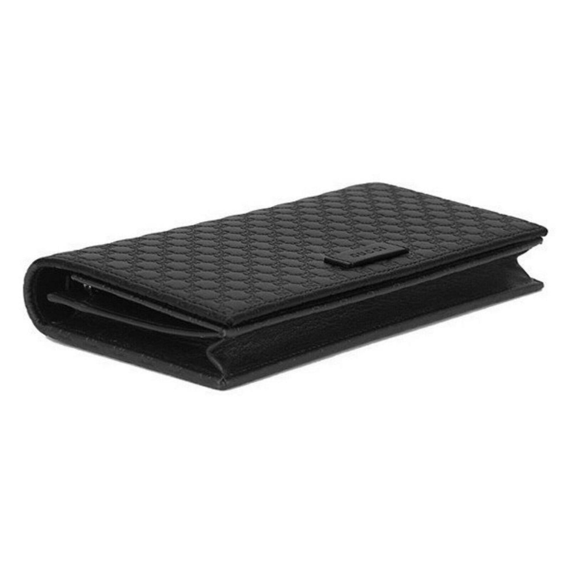 Gucci Microguccissima GG Wallet: Versatile Luxury in Black Leather
