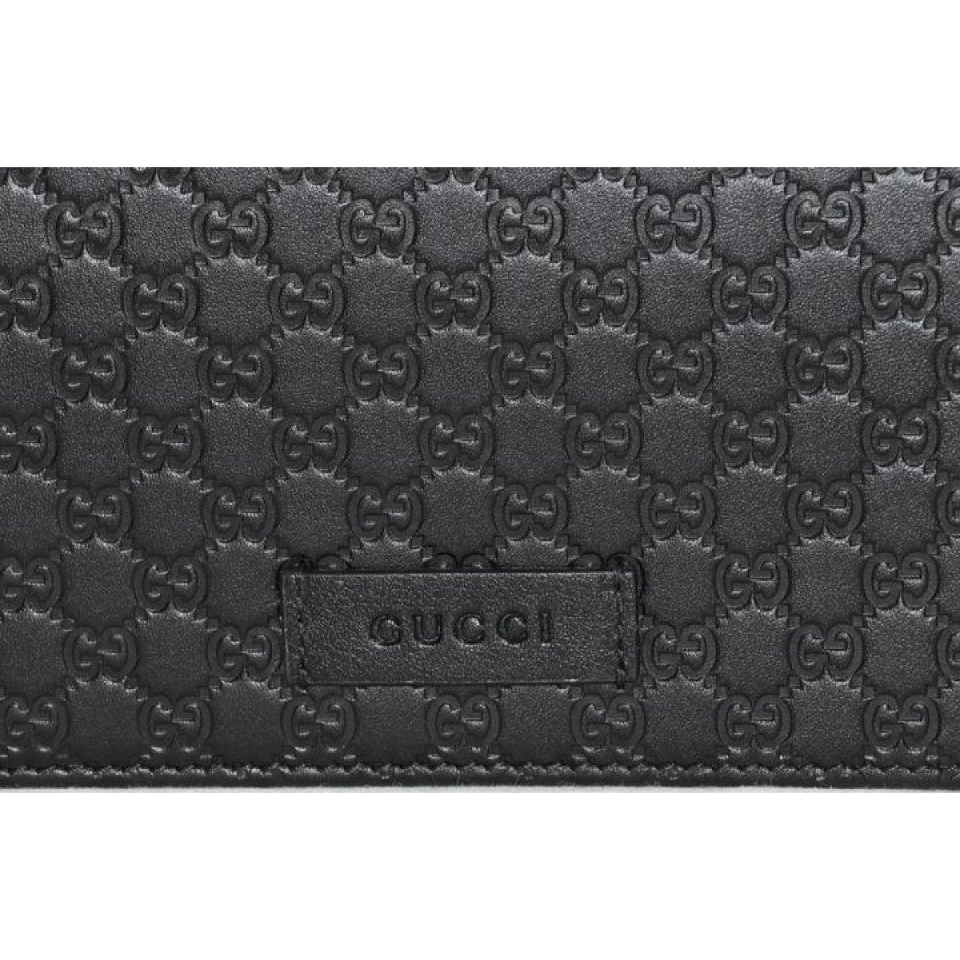 Gucci Microguccissima GG Wallet: Versatile Luxury in Black Leather