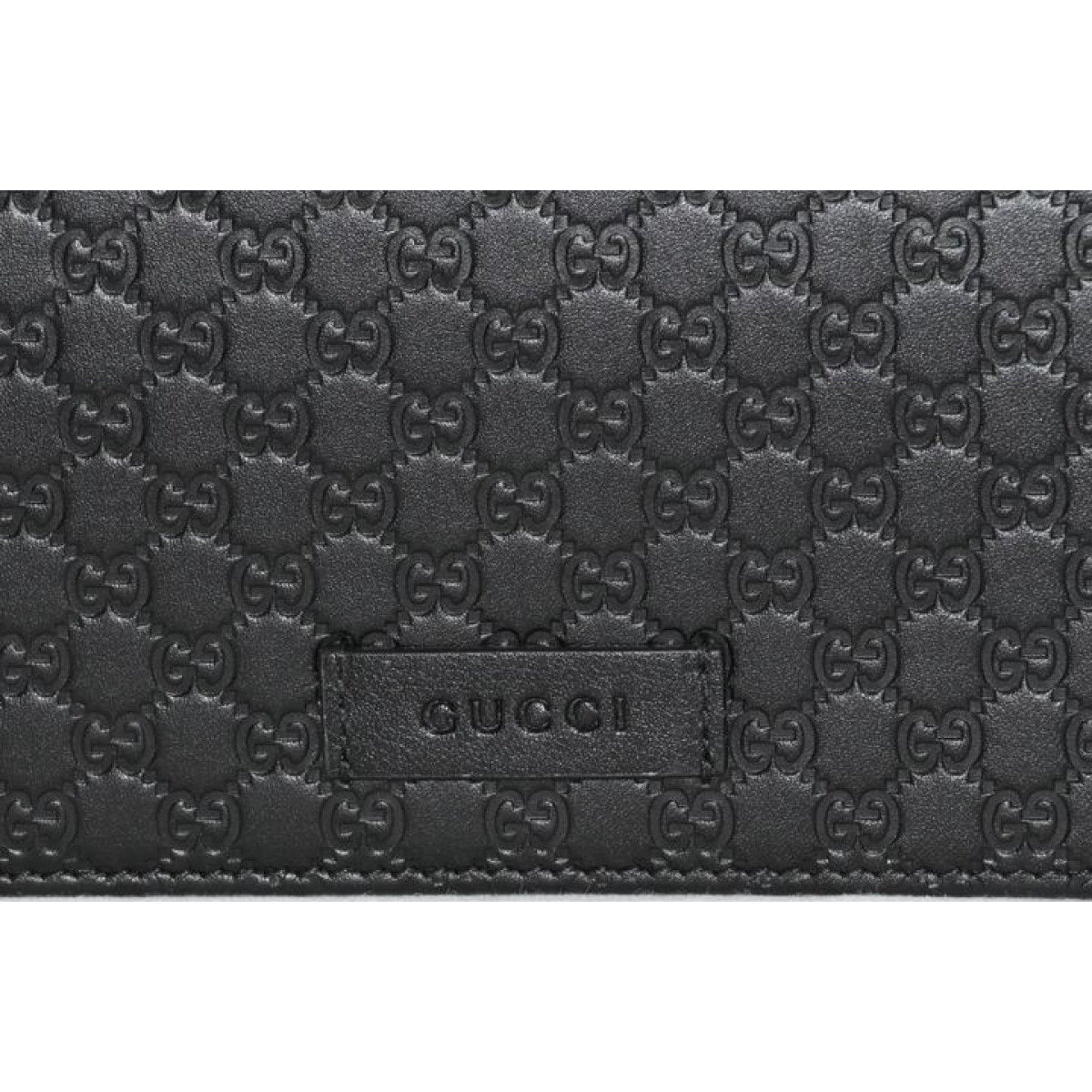 Gucci Microguccissima GG Wallet: Versatile Luxury in Black Leather