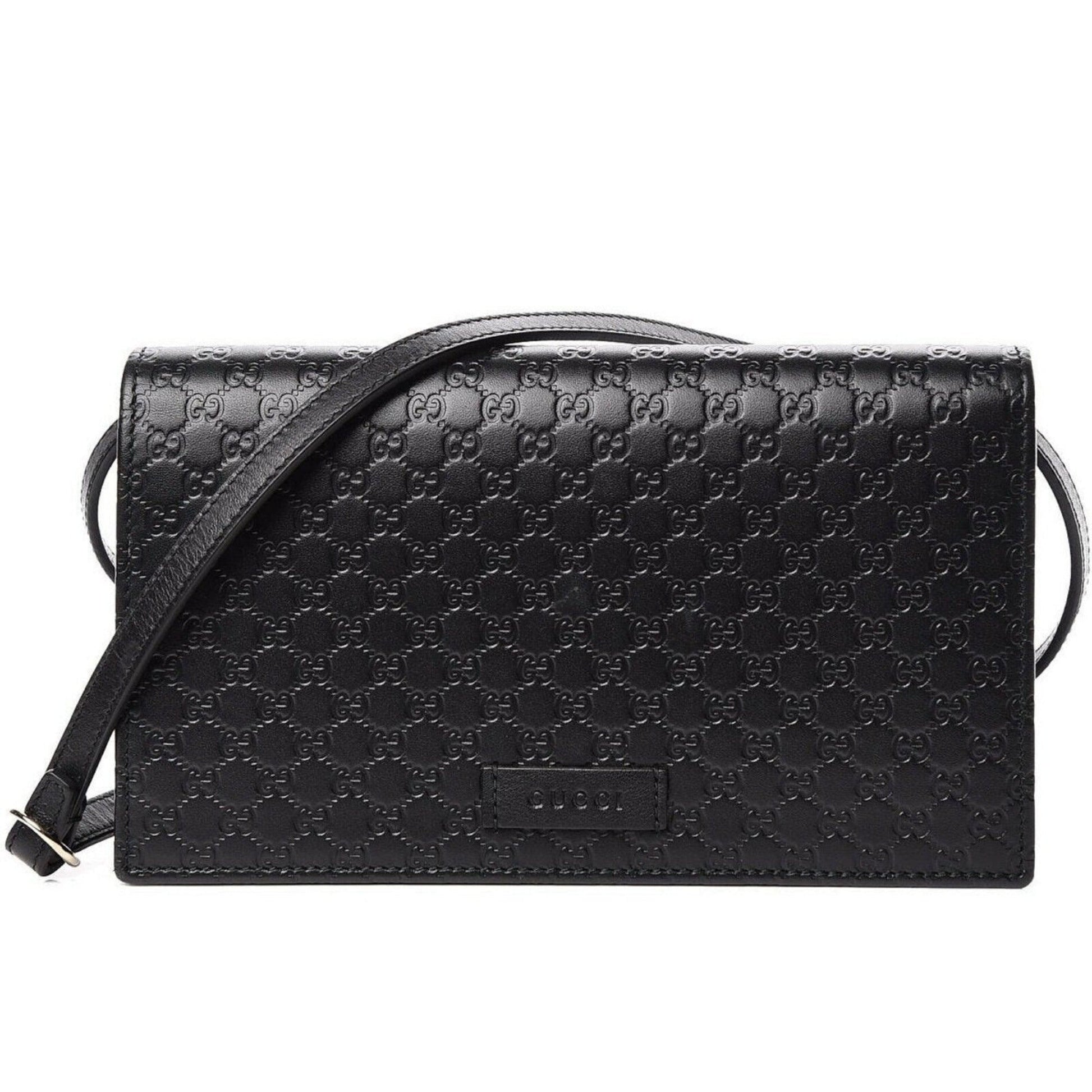 Gucci Microguccissima GG Wallet: Versatile Luxury in Black Leather