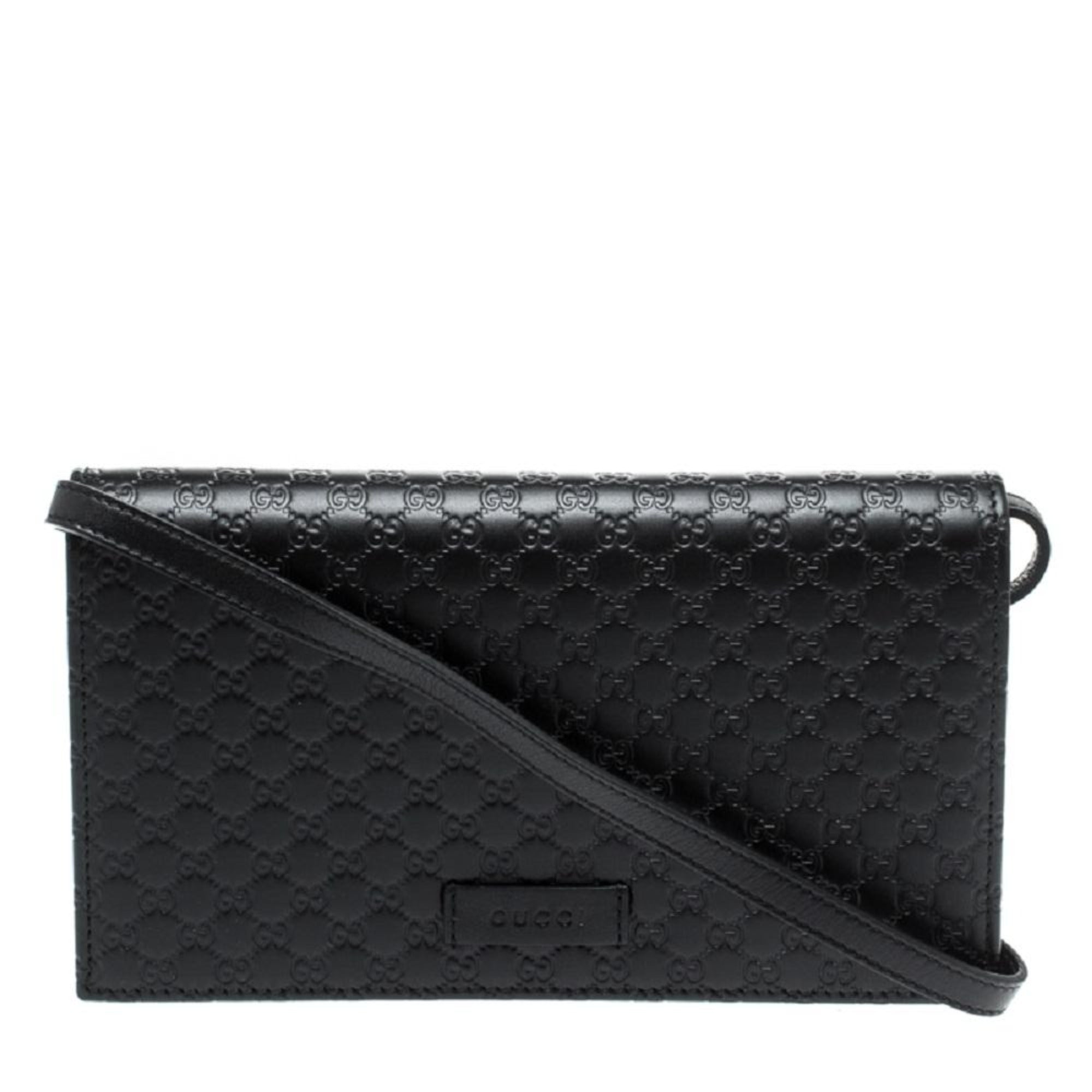Gucci Microguccissima GG Wallet: Versatile Luxury in Black Leather