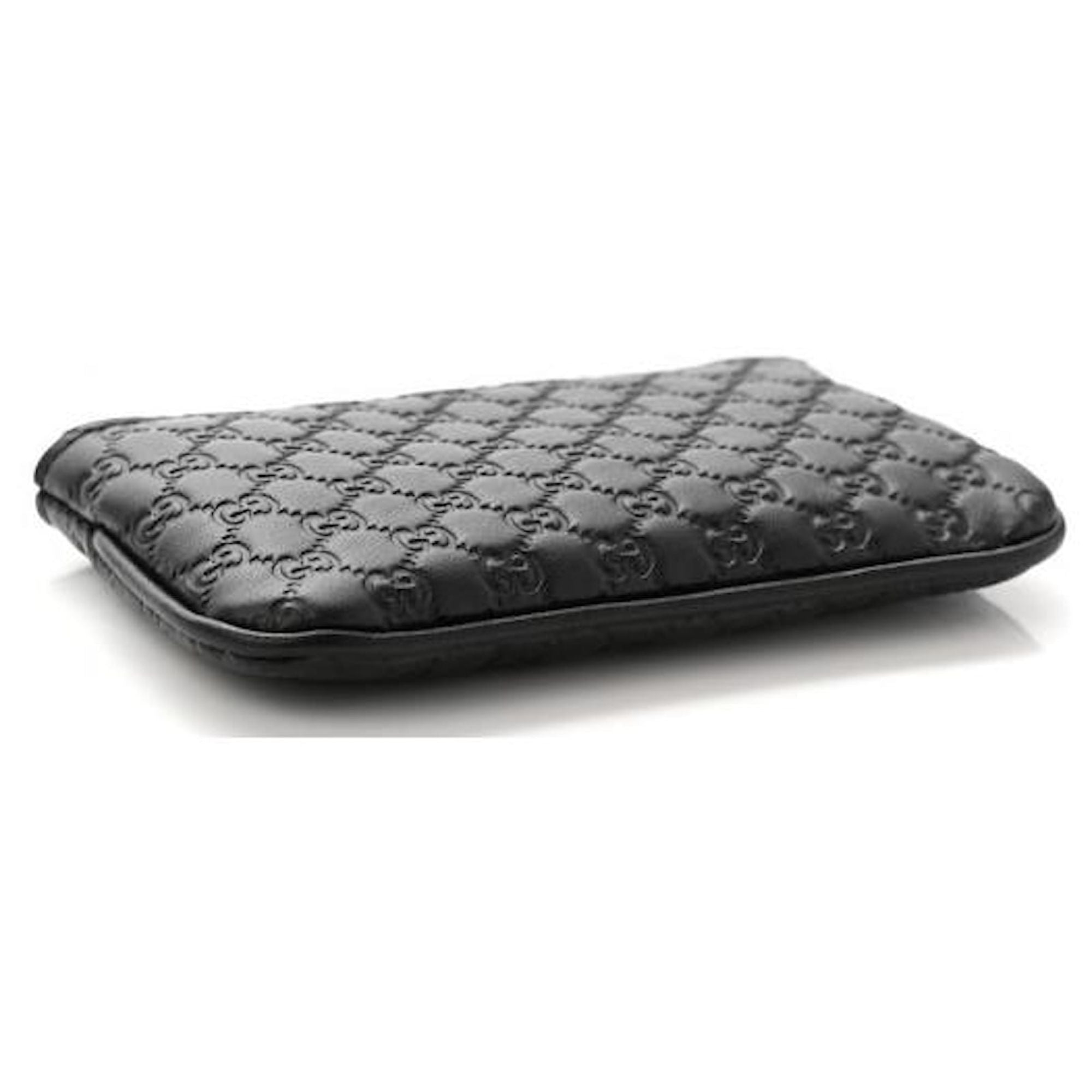 Gucci Micro GG Black Leather Key Case - Elegance Meets Practicality
