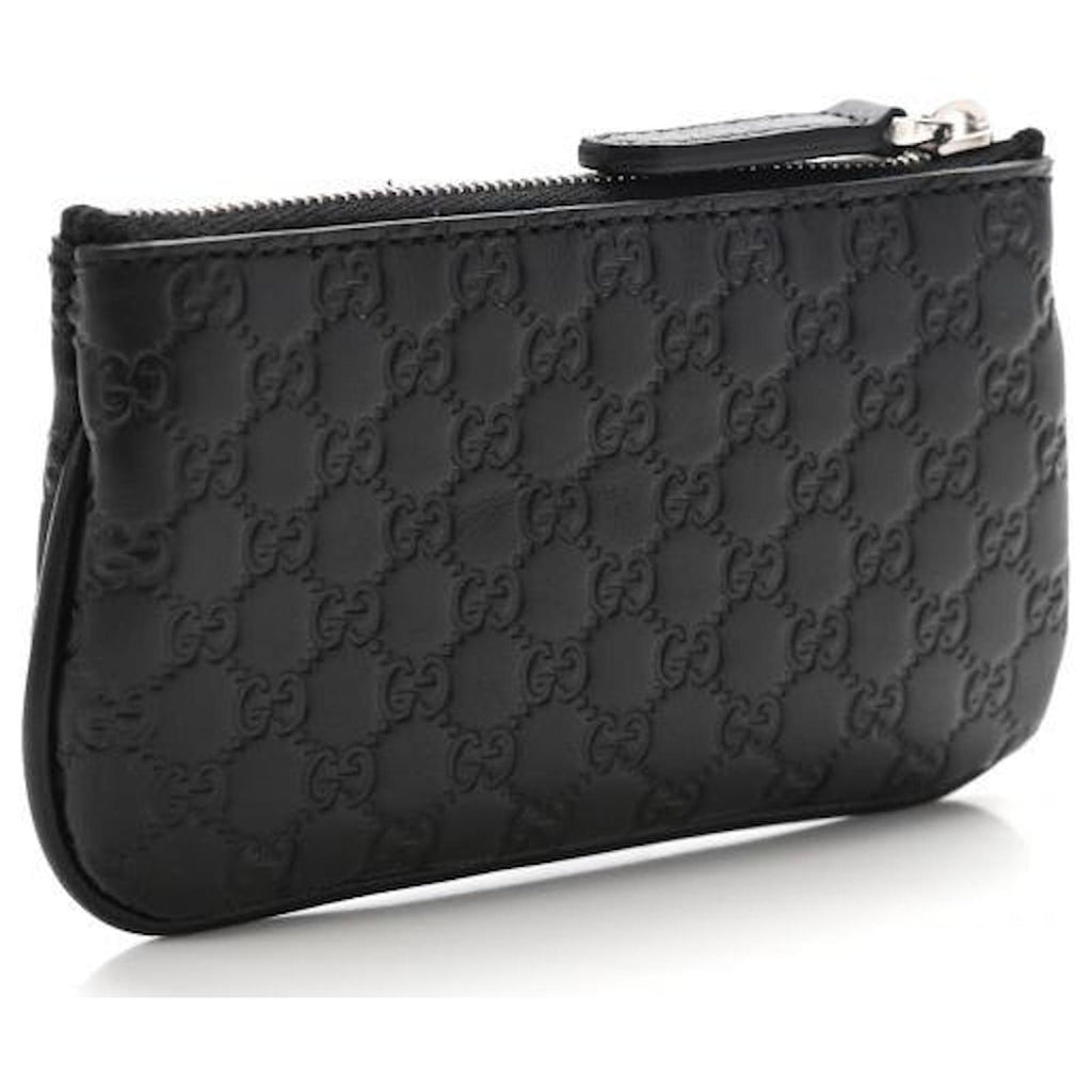 Gucci Micro GG Black Leather Key Case - Elegance Meets Practicality