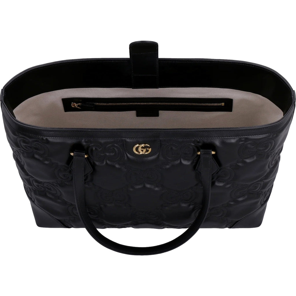 Gucci Black Tote: Elegant Women's Tote Bag with Iconic Style