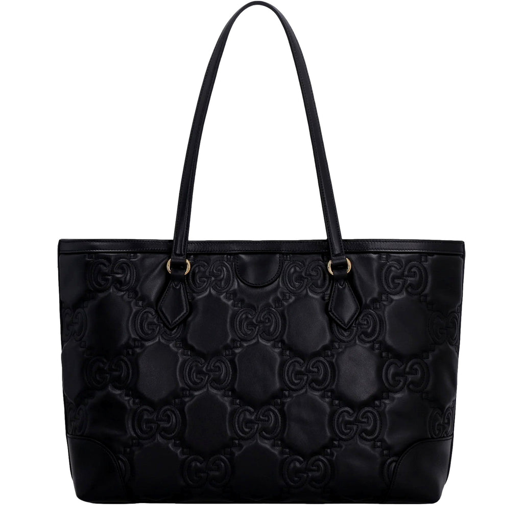 Gucci Black Tote: Elegant Women's Tote Bag with Iconic Style