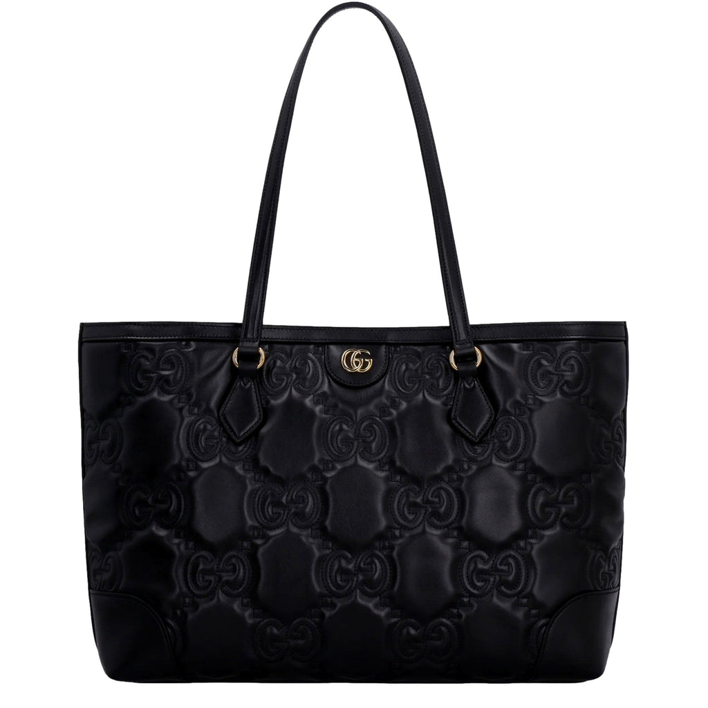 Gucci Black Tote: Elegant Women's Tote Bag with Iconic Style