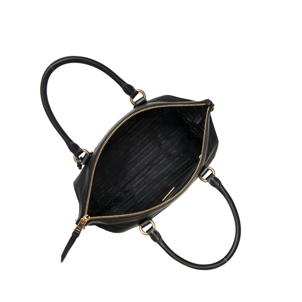 Prada Black Nylon Crossbody Tote - Versatile Everyday Luxury Bag